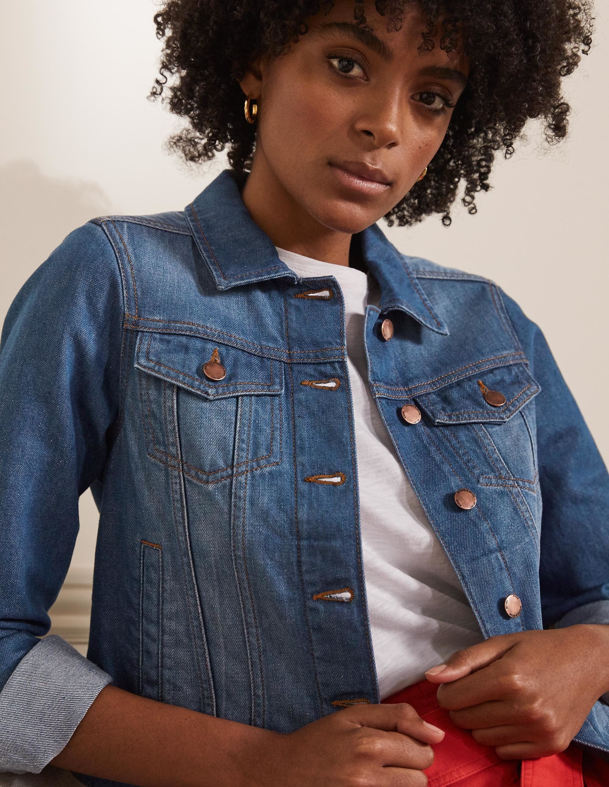 Classic Denim Jacket-Mid Vintage - Image 2