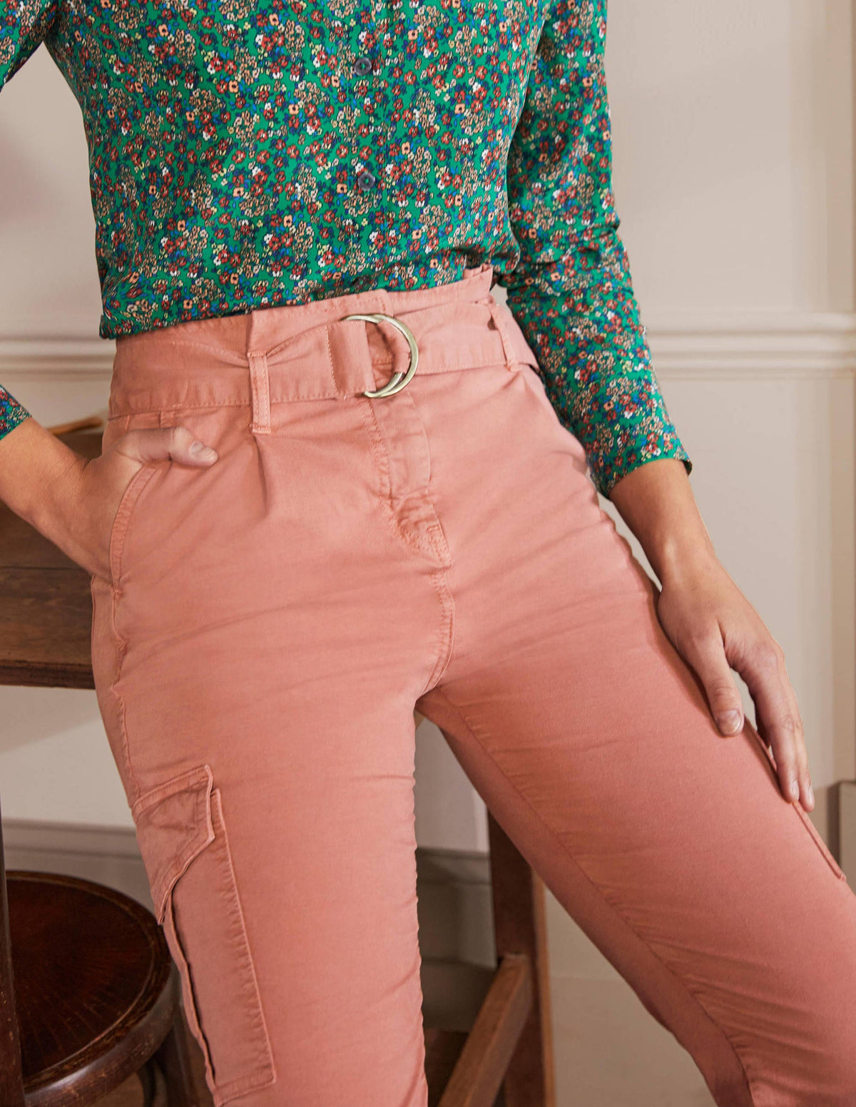 Utility Cargo Pants-Freckle-2
