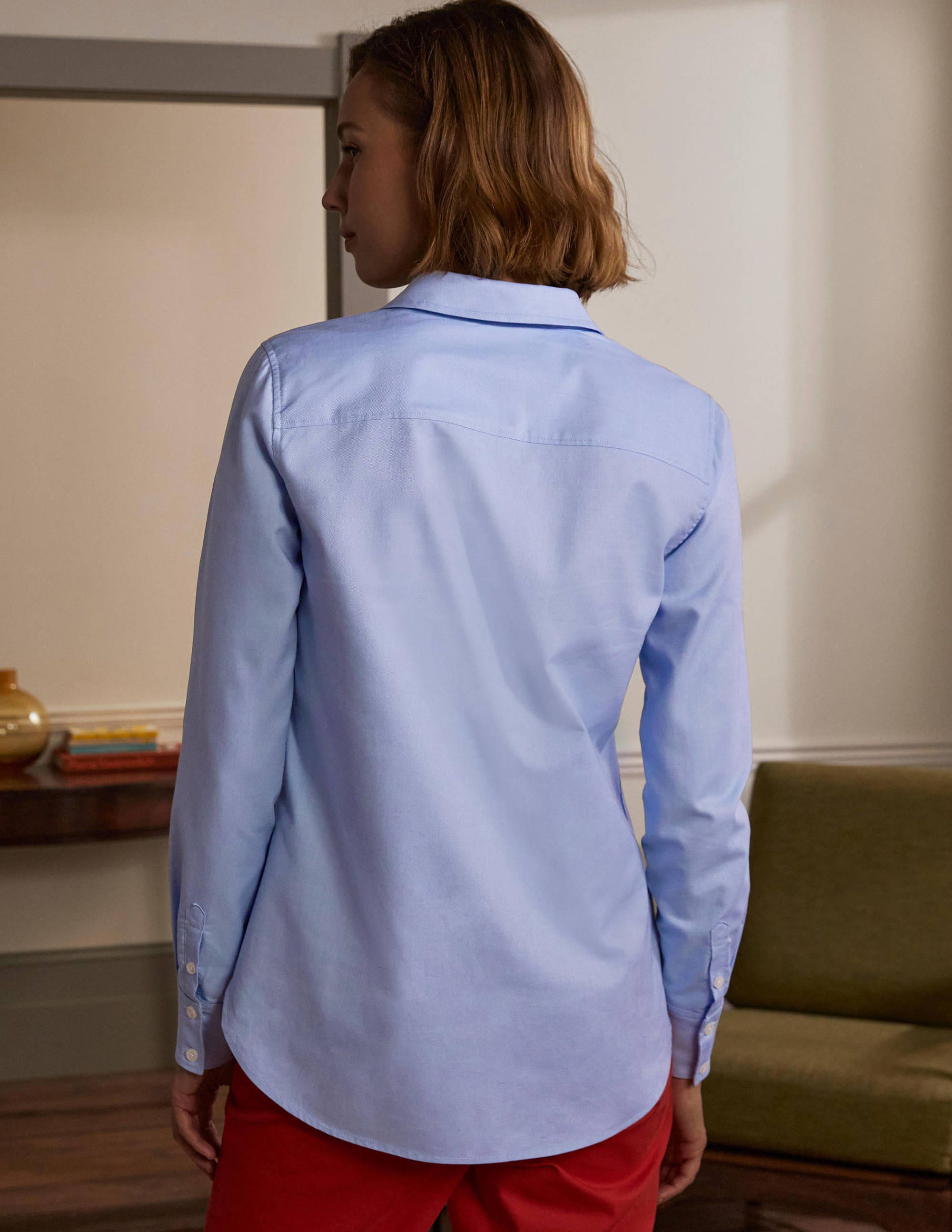 The Cotton Shirt-Blue Oxford - Image 2