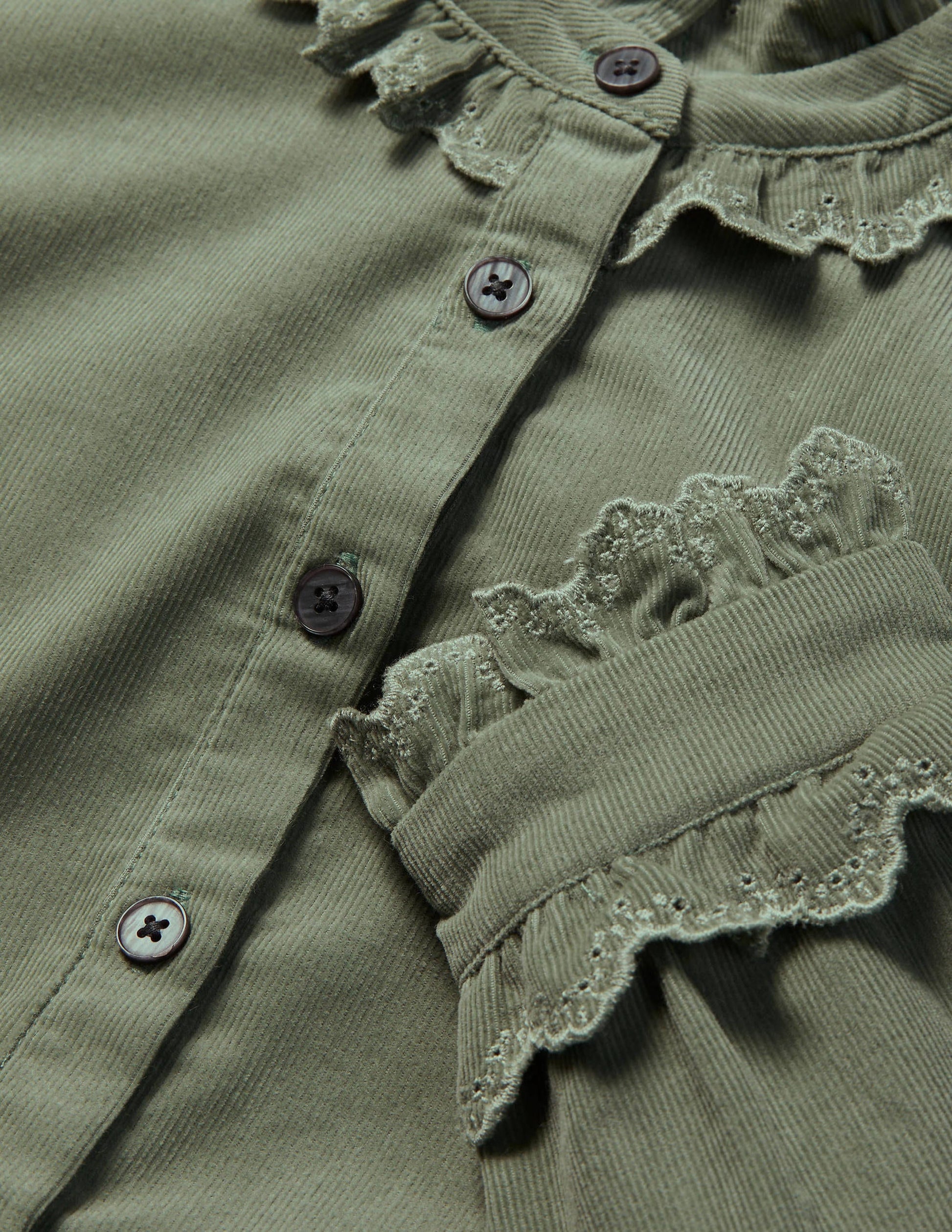 Eliza Broderie Shirt-Light Olive-8