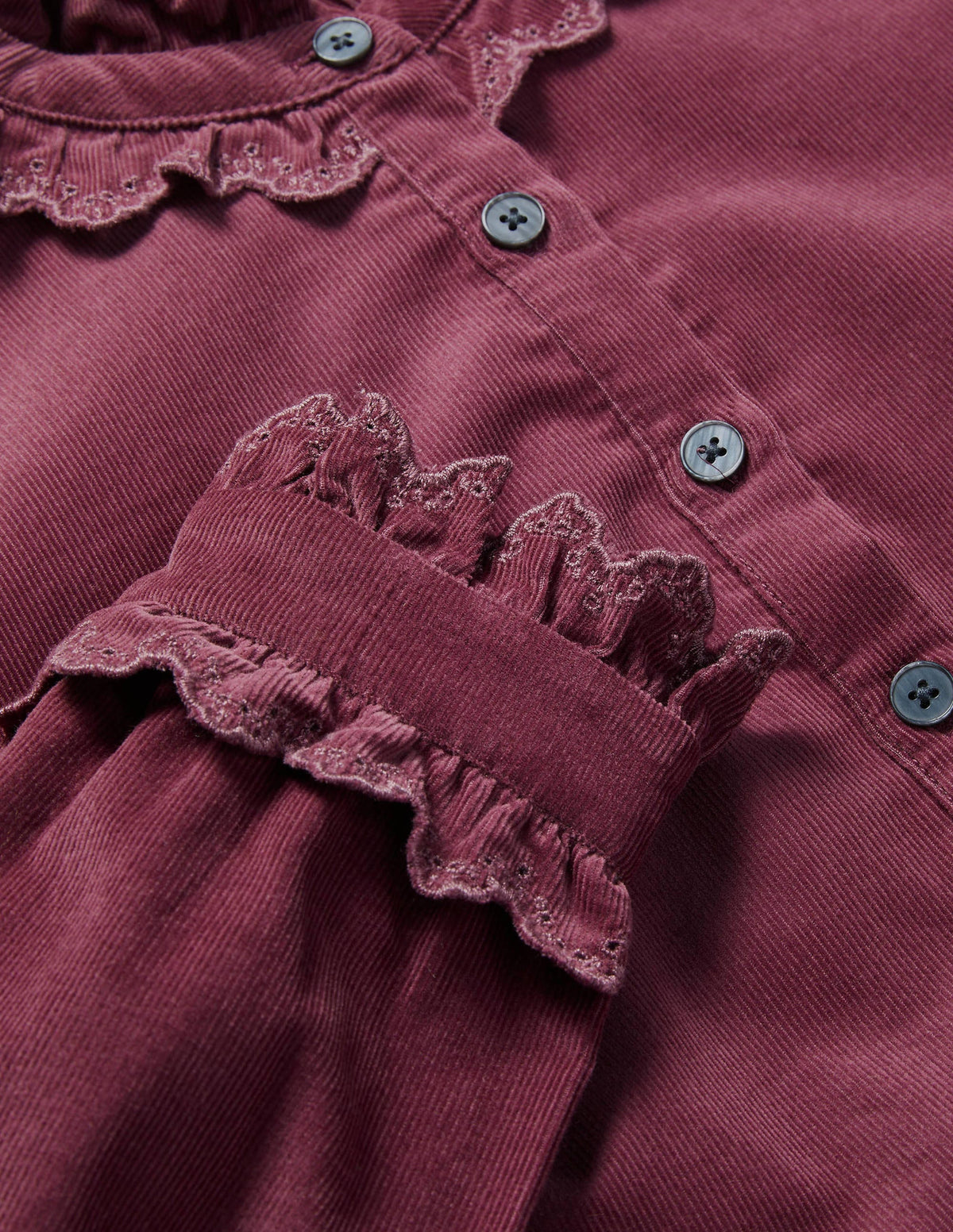 Eliza Broderie Shirt-Figgy Pudding - Image 7