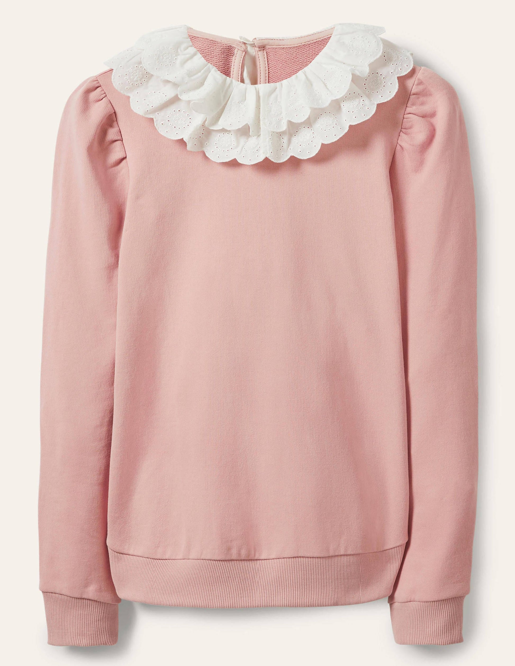 Hattie Collar Sweatshirt-Milkshake-5