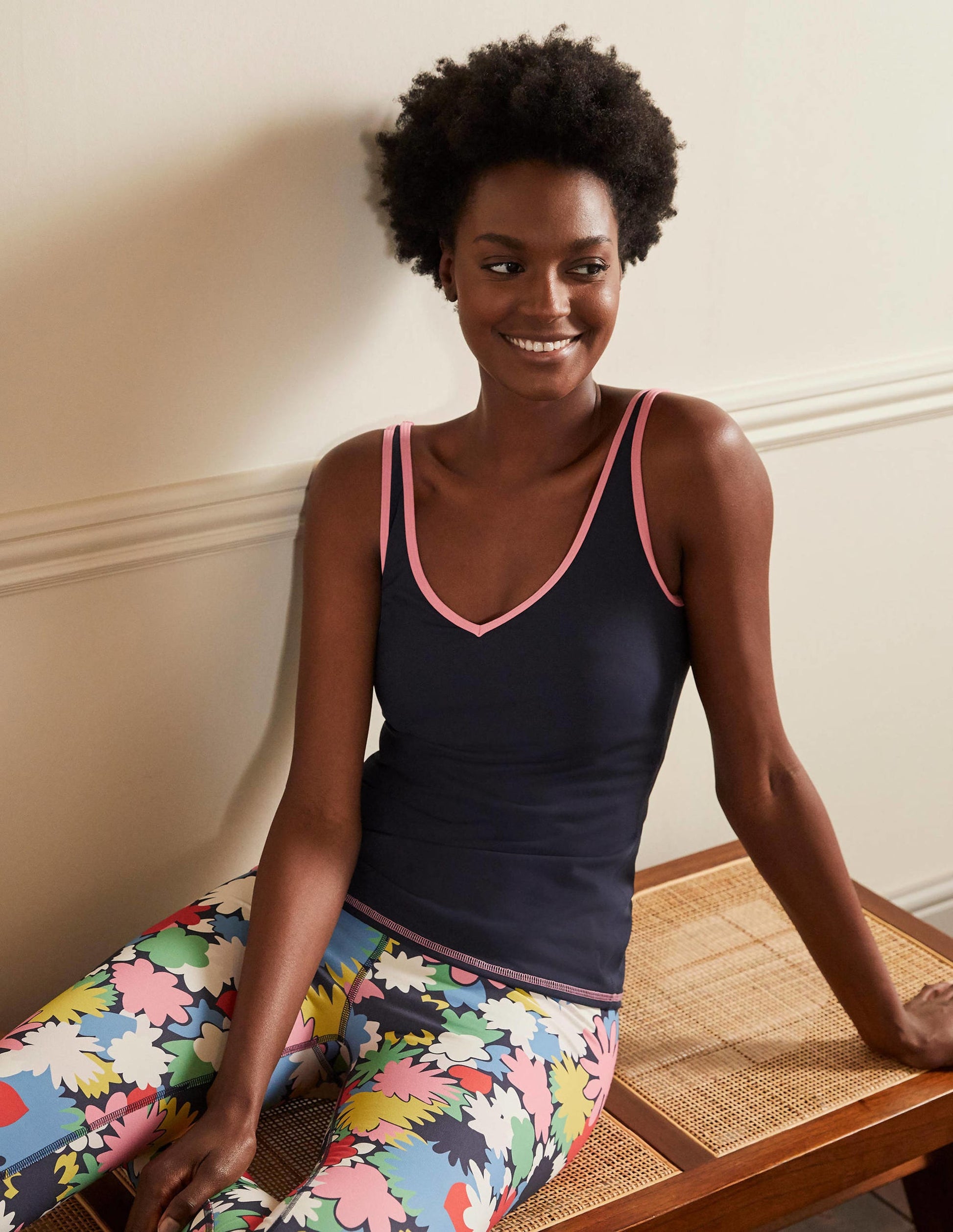 Bettina Active Tank-Navy-1