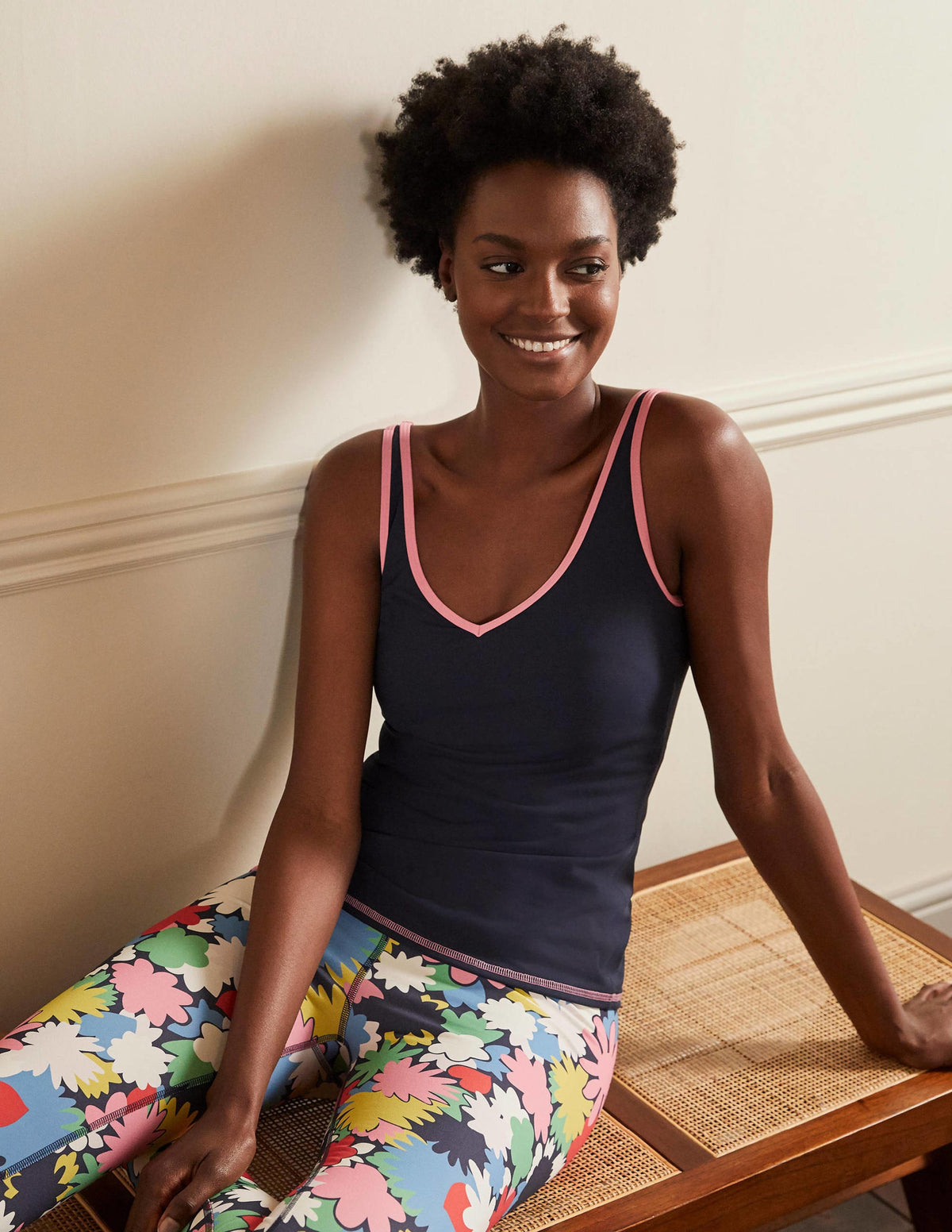 Bettina Active Tank-Navy - Image 1