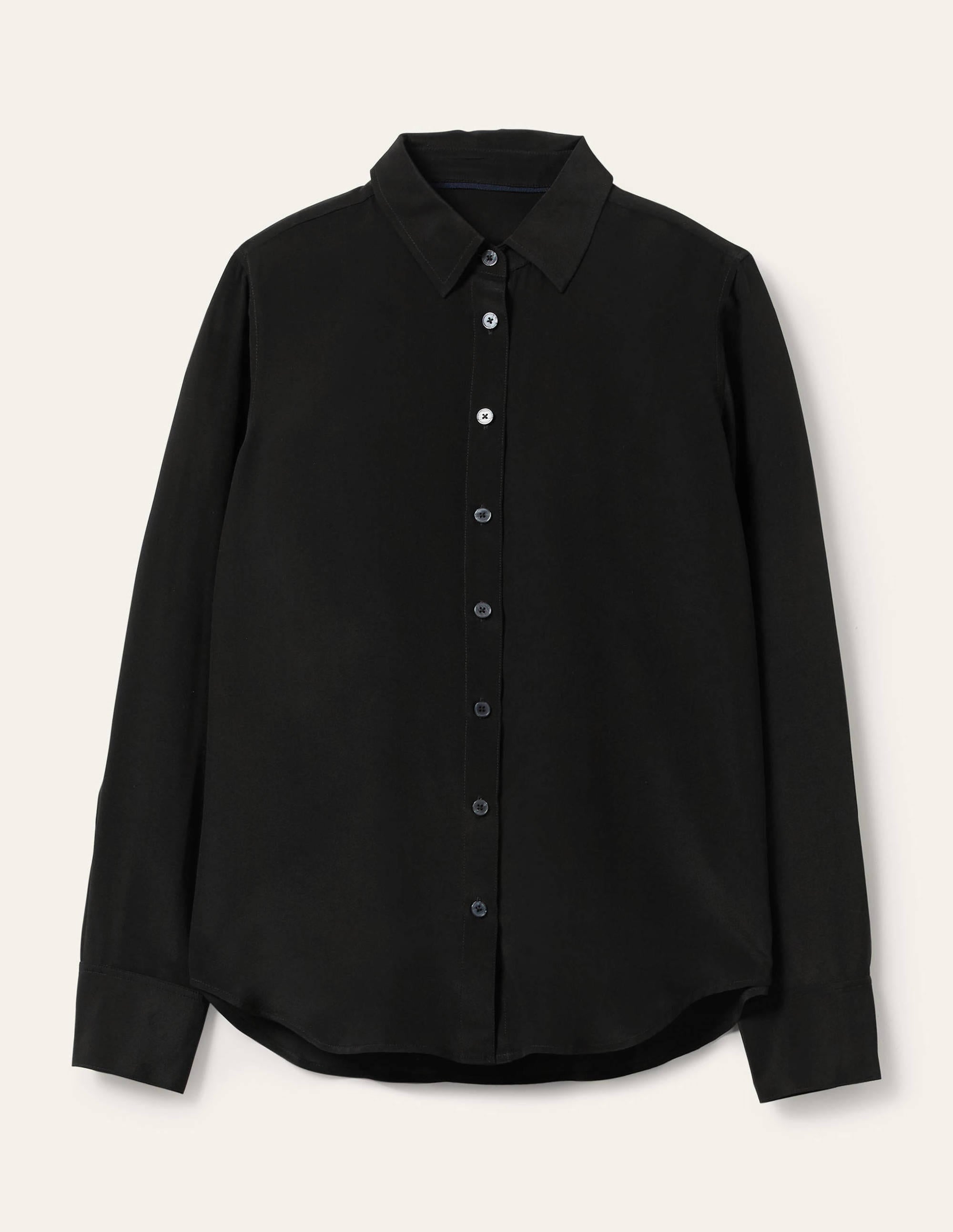Silk Shirt-Black - Image 9
