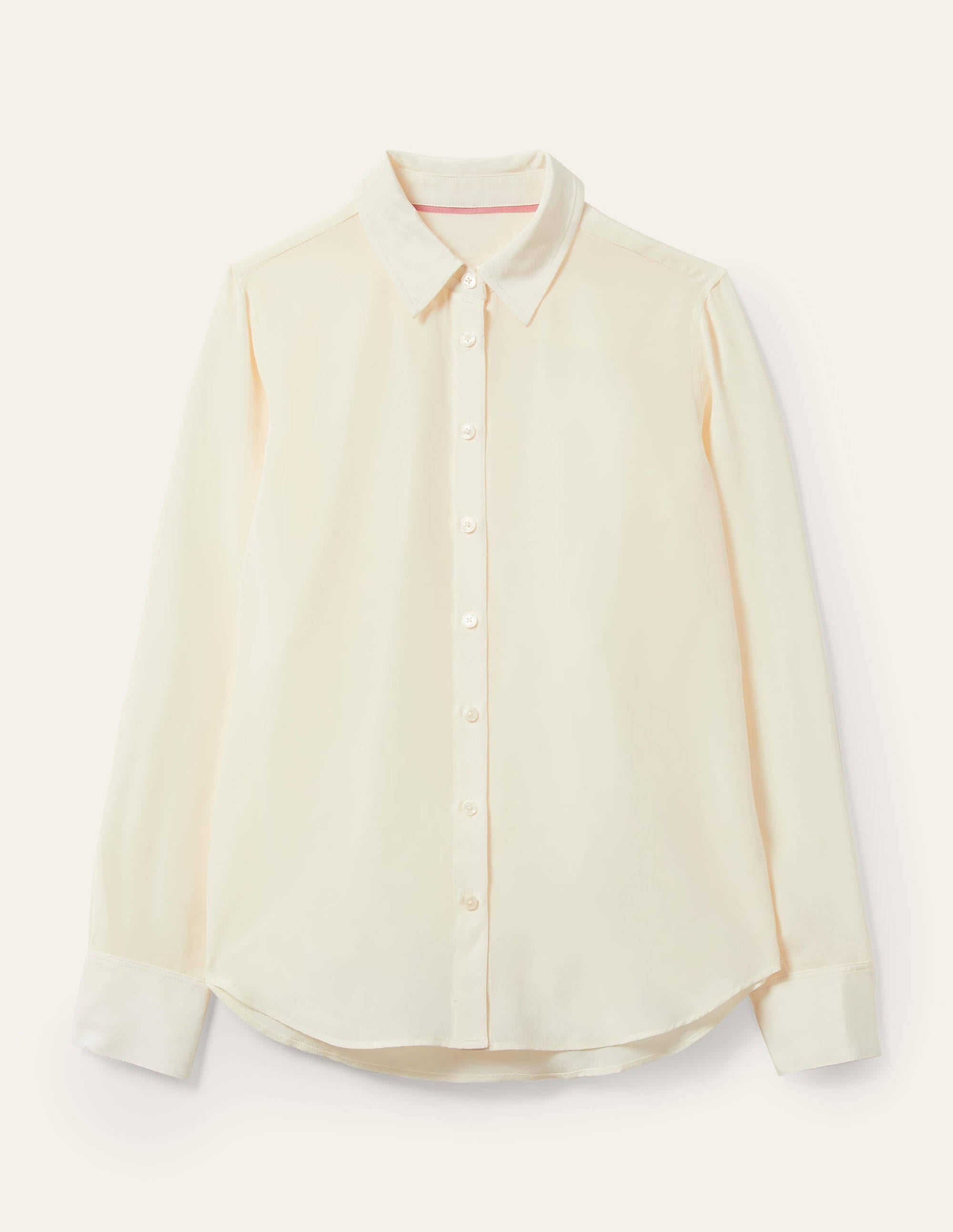 Silk Shirt-Ivory - Image 9