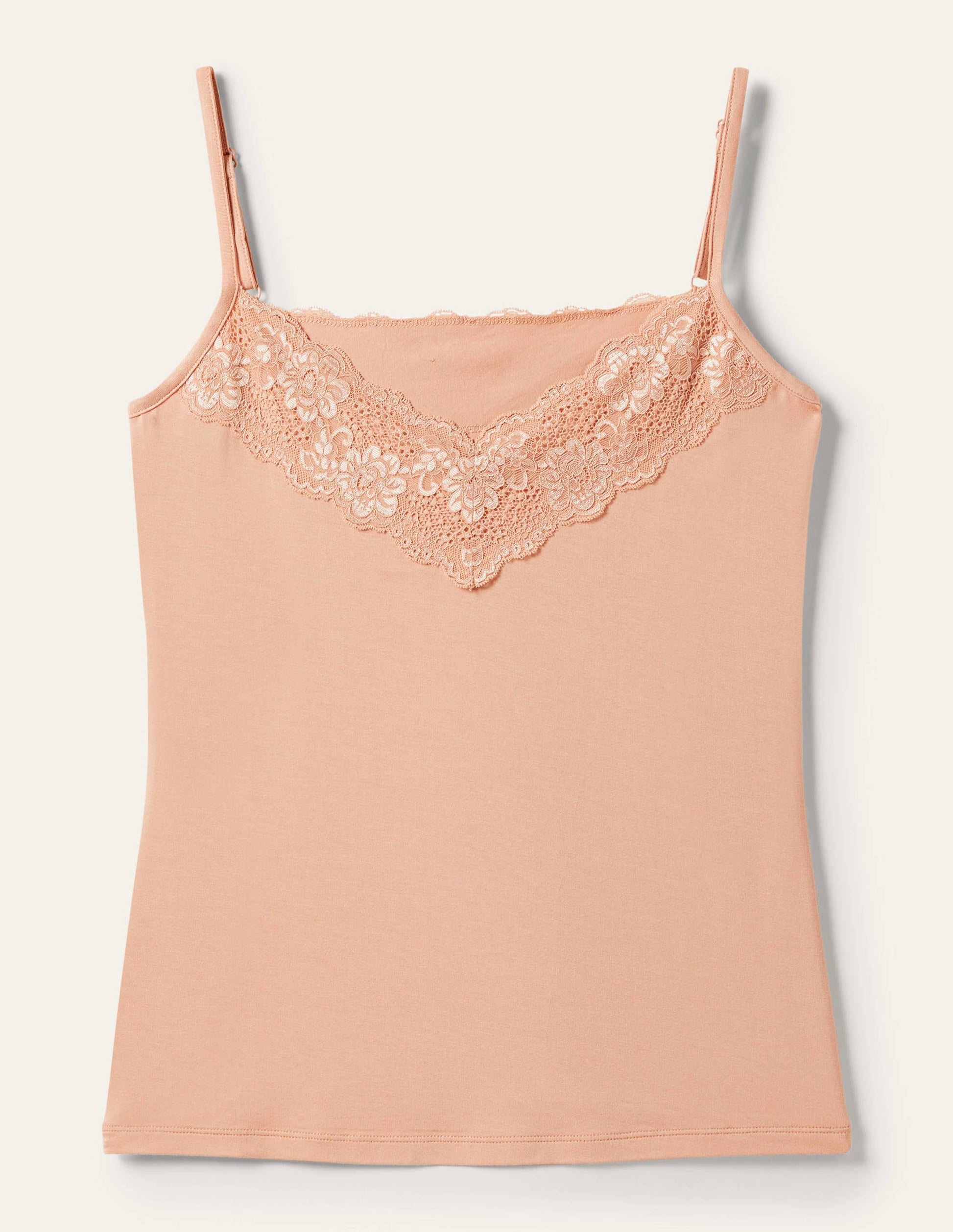 Lace Cami Top-Light Beige-11
