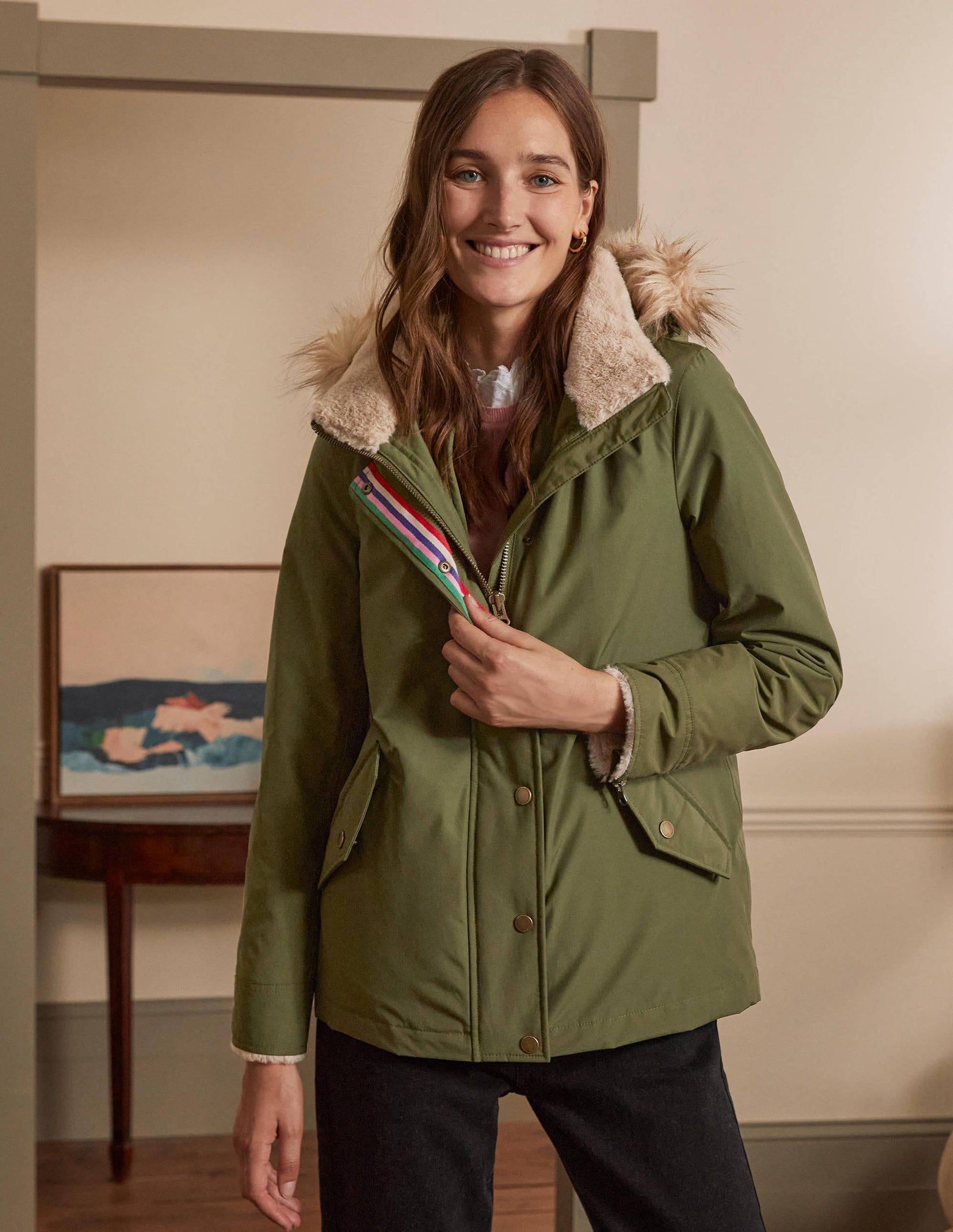 Dunbar Waterproof Jacket-Oregano-5