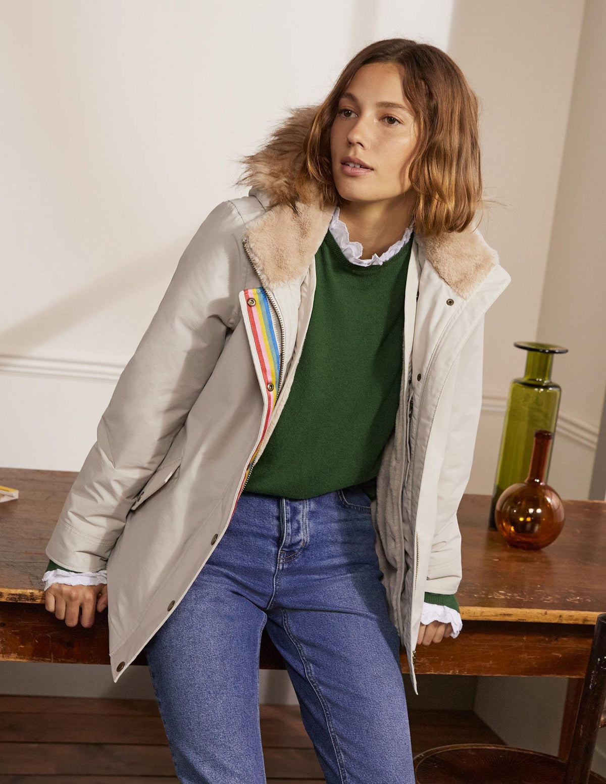 Dunbar Waterproof Jacket-Warm Ash - Image 6