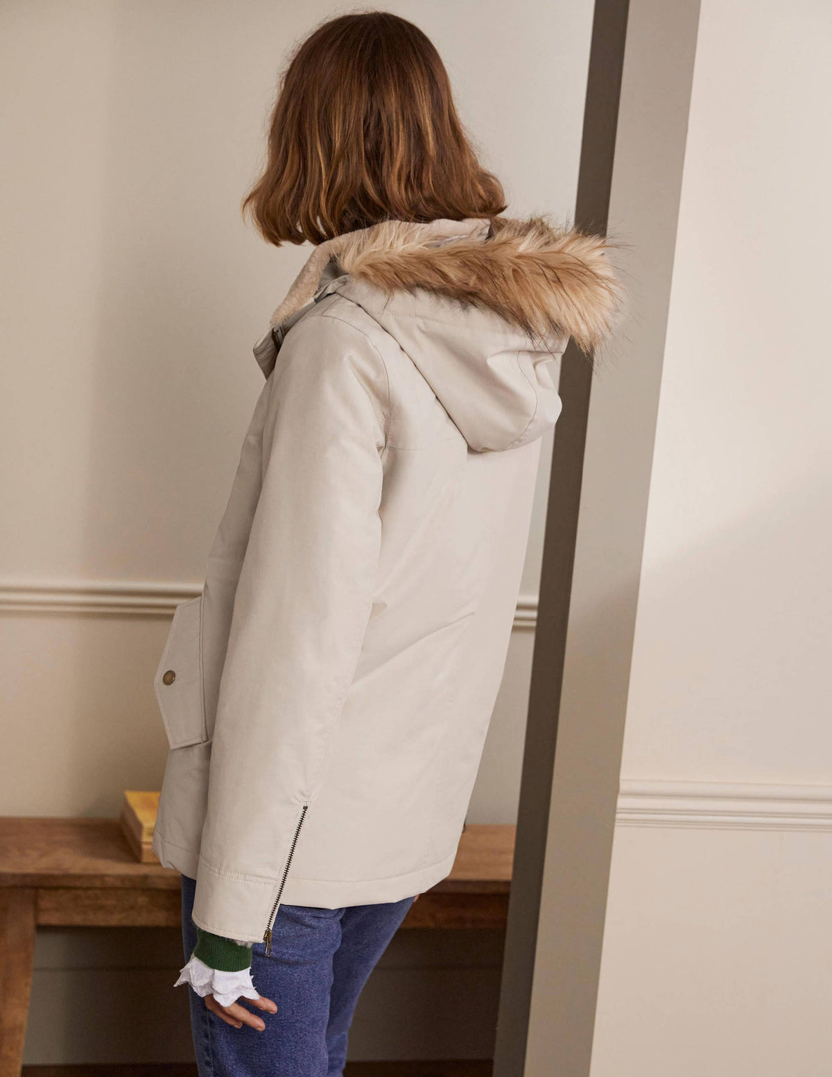 Dunbar Waterproof Jacket-Warm Ash-2