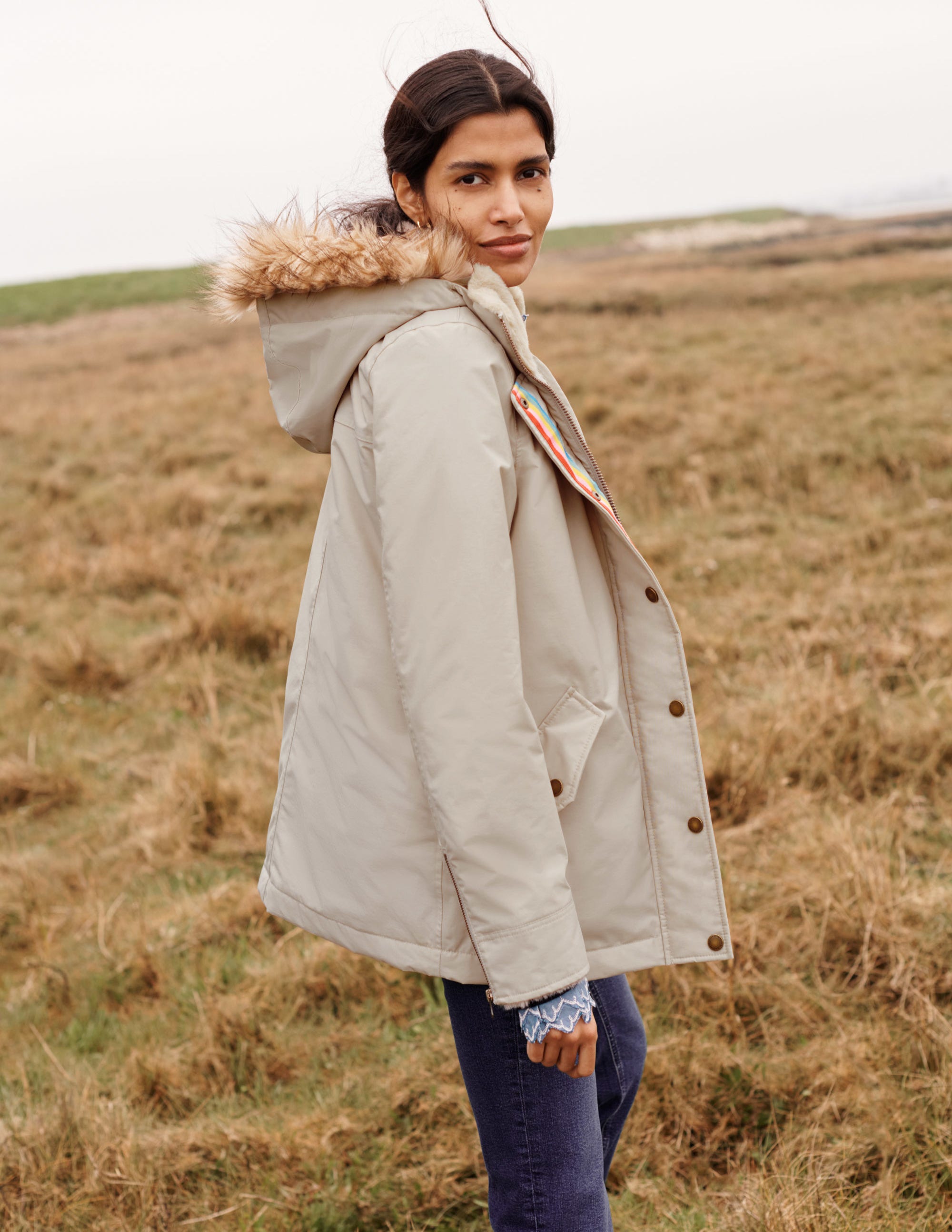 Dunbar Waterproof Jacket-Warm Ash - Image 5