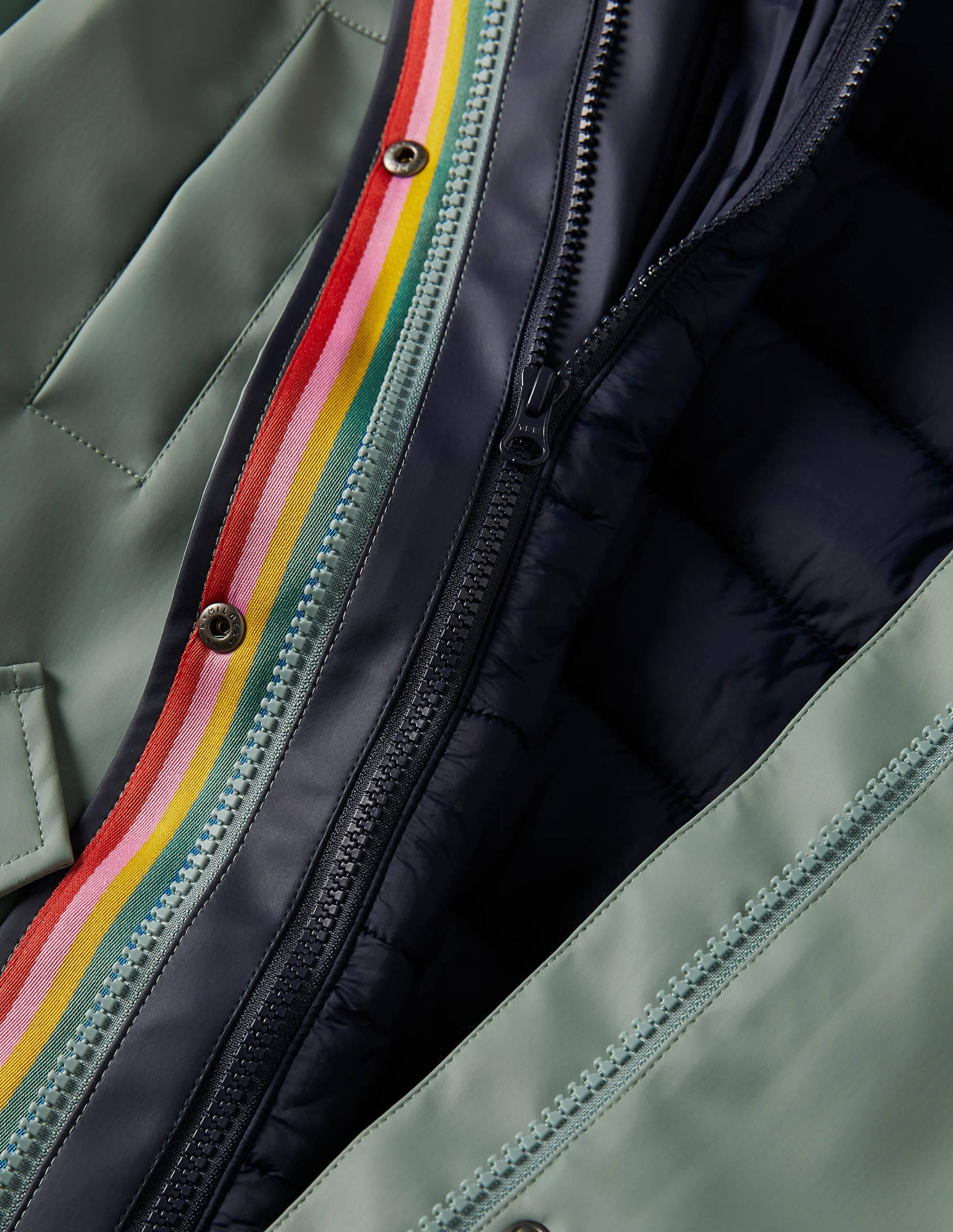 Bamburgh Raincoat-Sage/Navy - Image 6