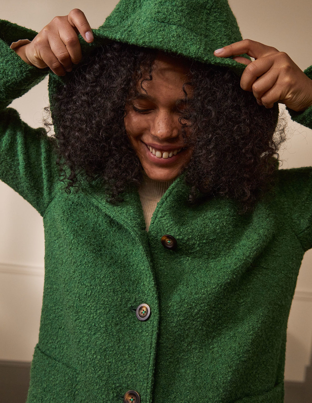 Cambridge Textured Coat-Conifer-1