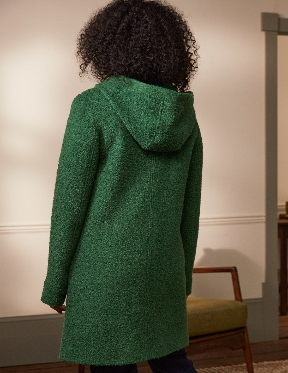 Cambridge Textured Coat-Conifer - Image 2