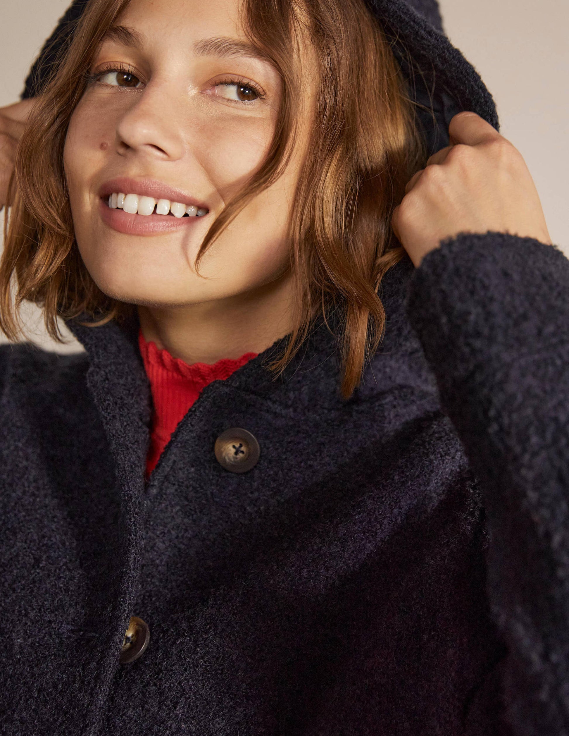 Cambridge Textured Coat-Navy-1