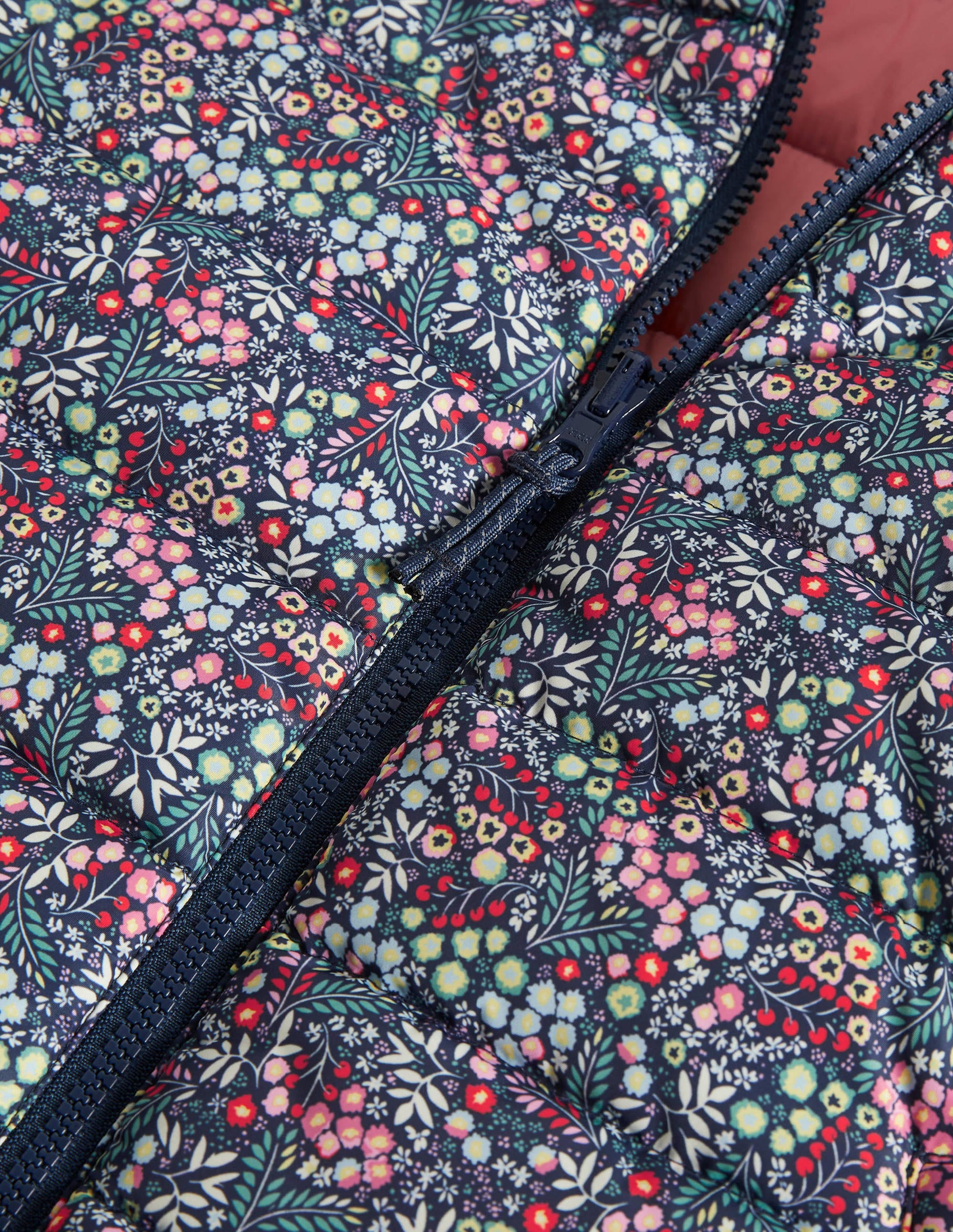 Reversible Puffer Jacket-Night Blue, Enchanting Forest - Image 6