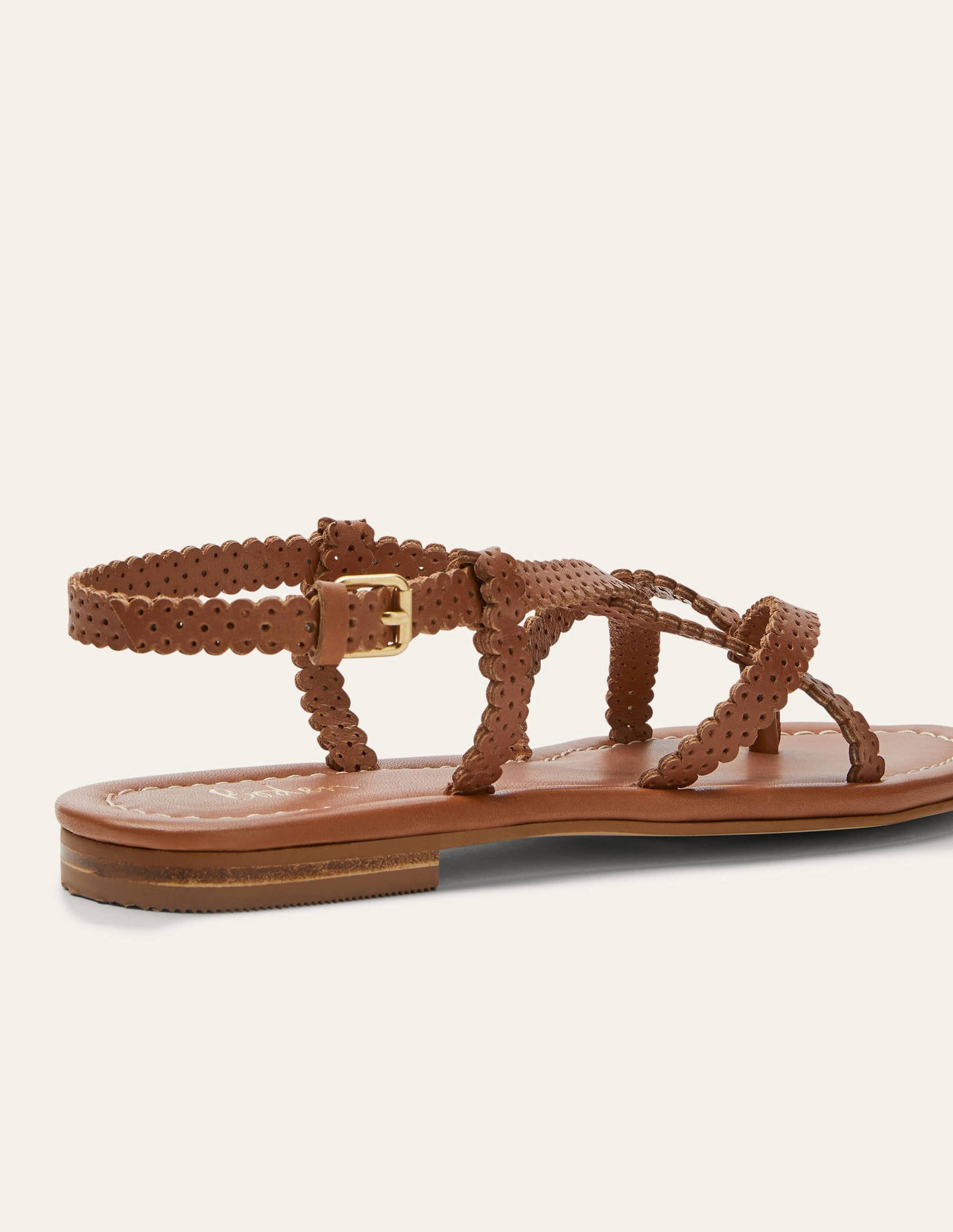 Deborah Strappy Sandals-Tan-3