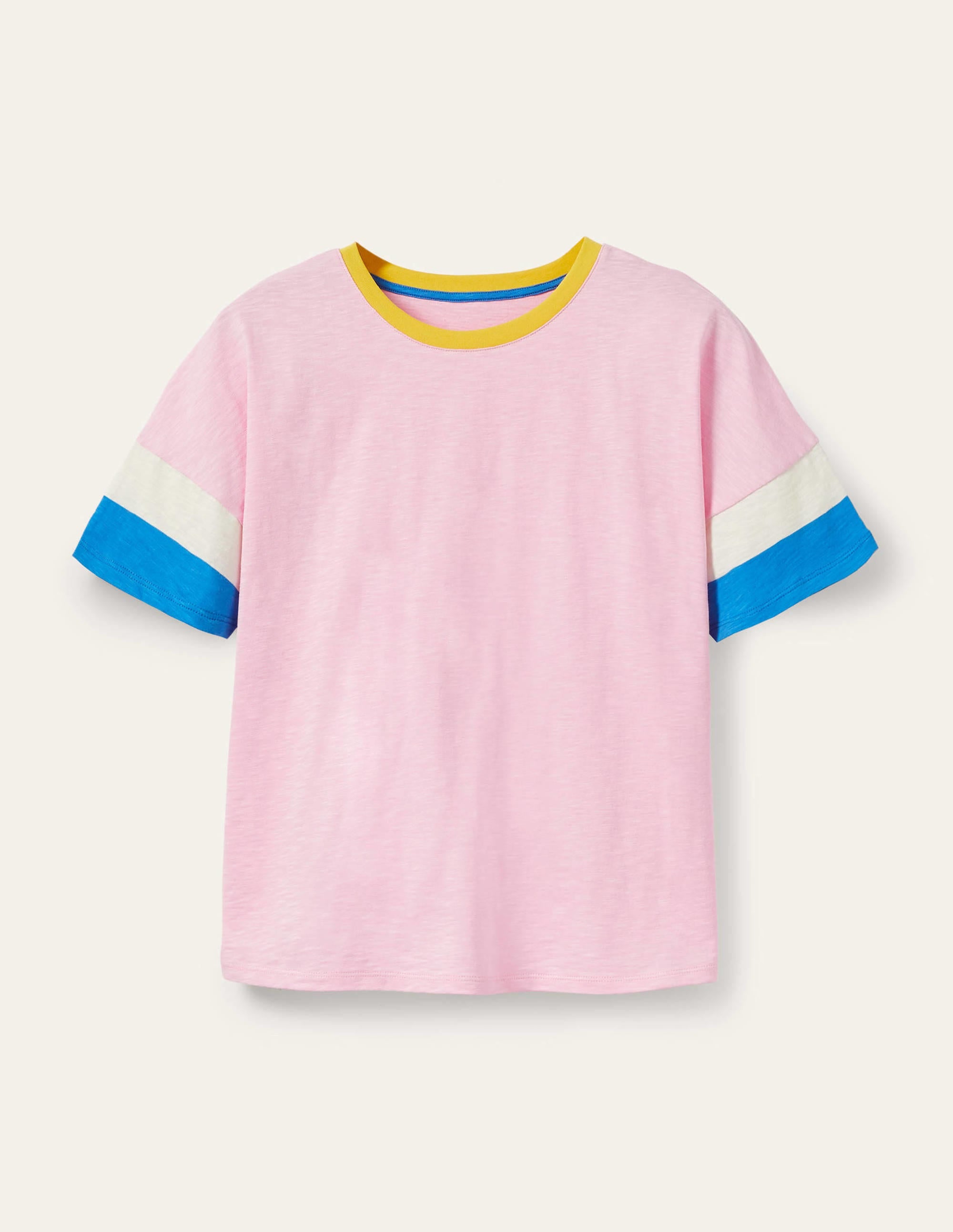 Clarissa Jersey T-shirt-Soft Peony - Image 5