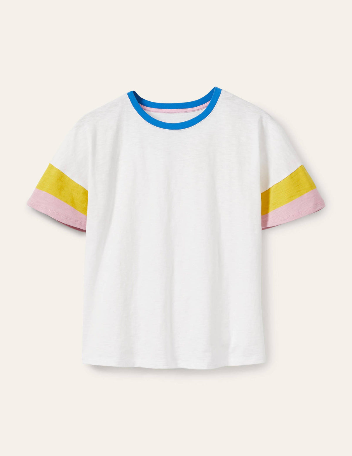 Clarissa Jersey T-shirt-White-6