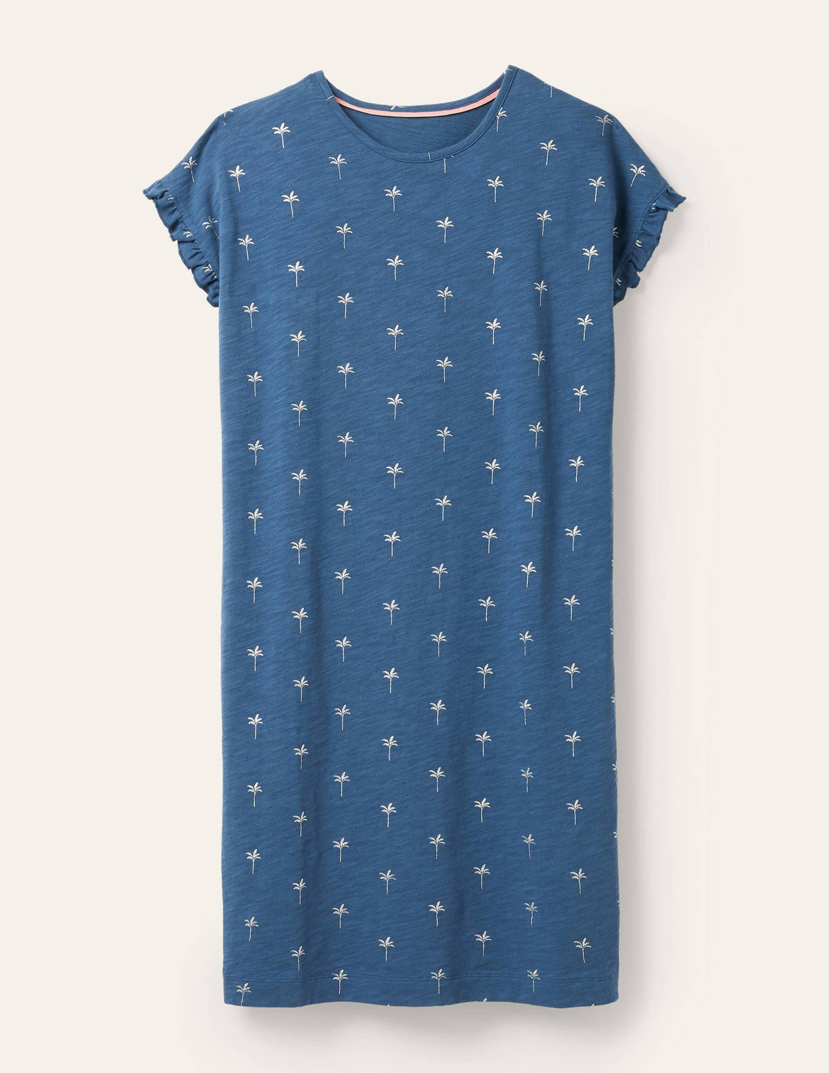 Faye Jersey T-shirt Dress-Aircraft, Rainforest Stamp - Image 5