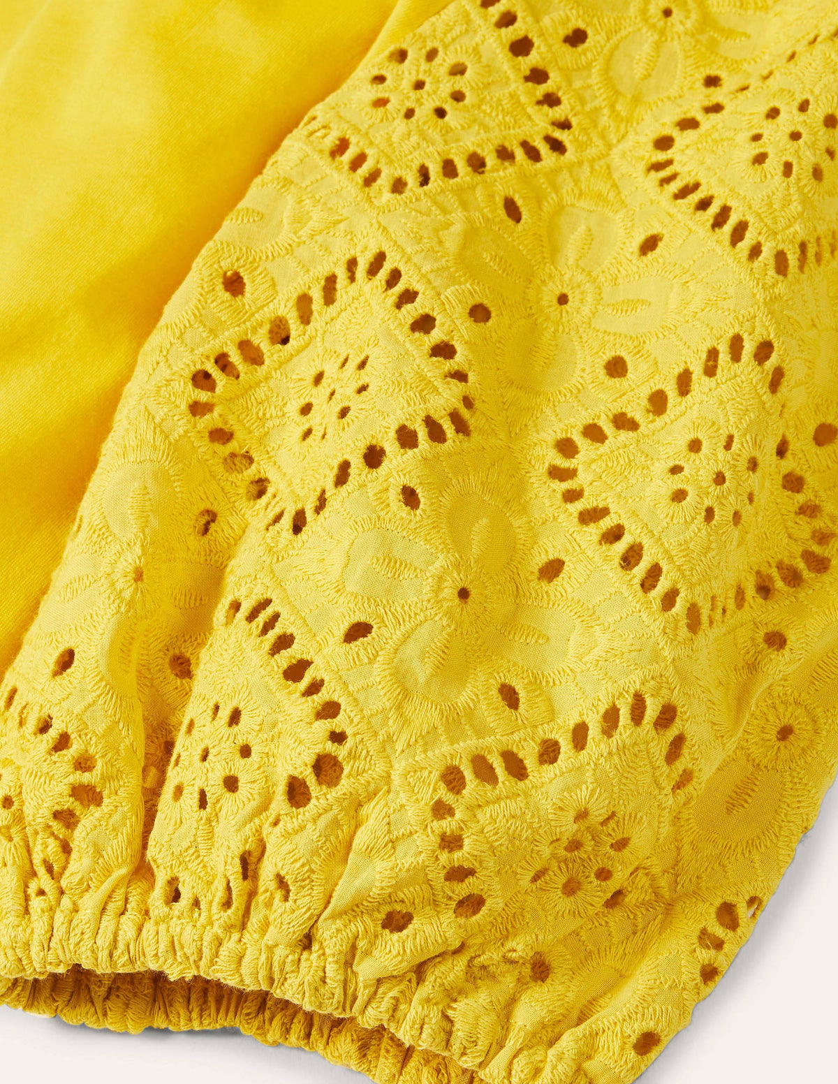 Abigail Puff Sleeve Jersey Top-Daffodil - Image 7