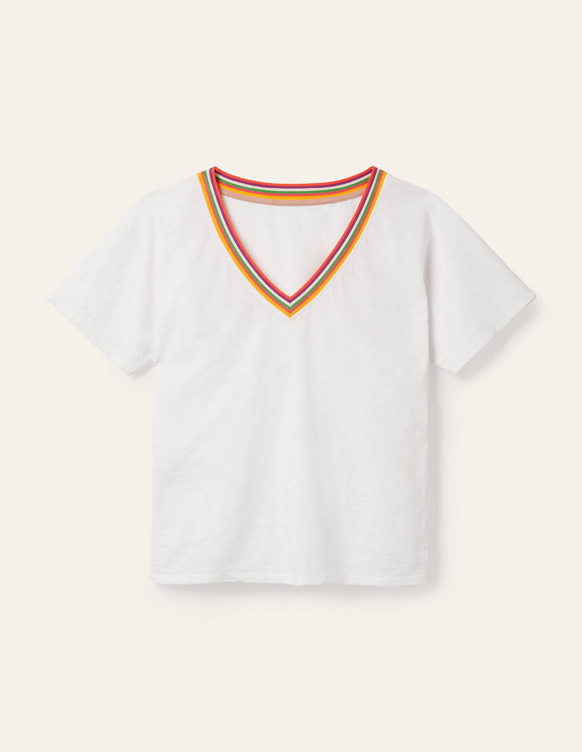 Beatrice Jersey Top-White - Image 7