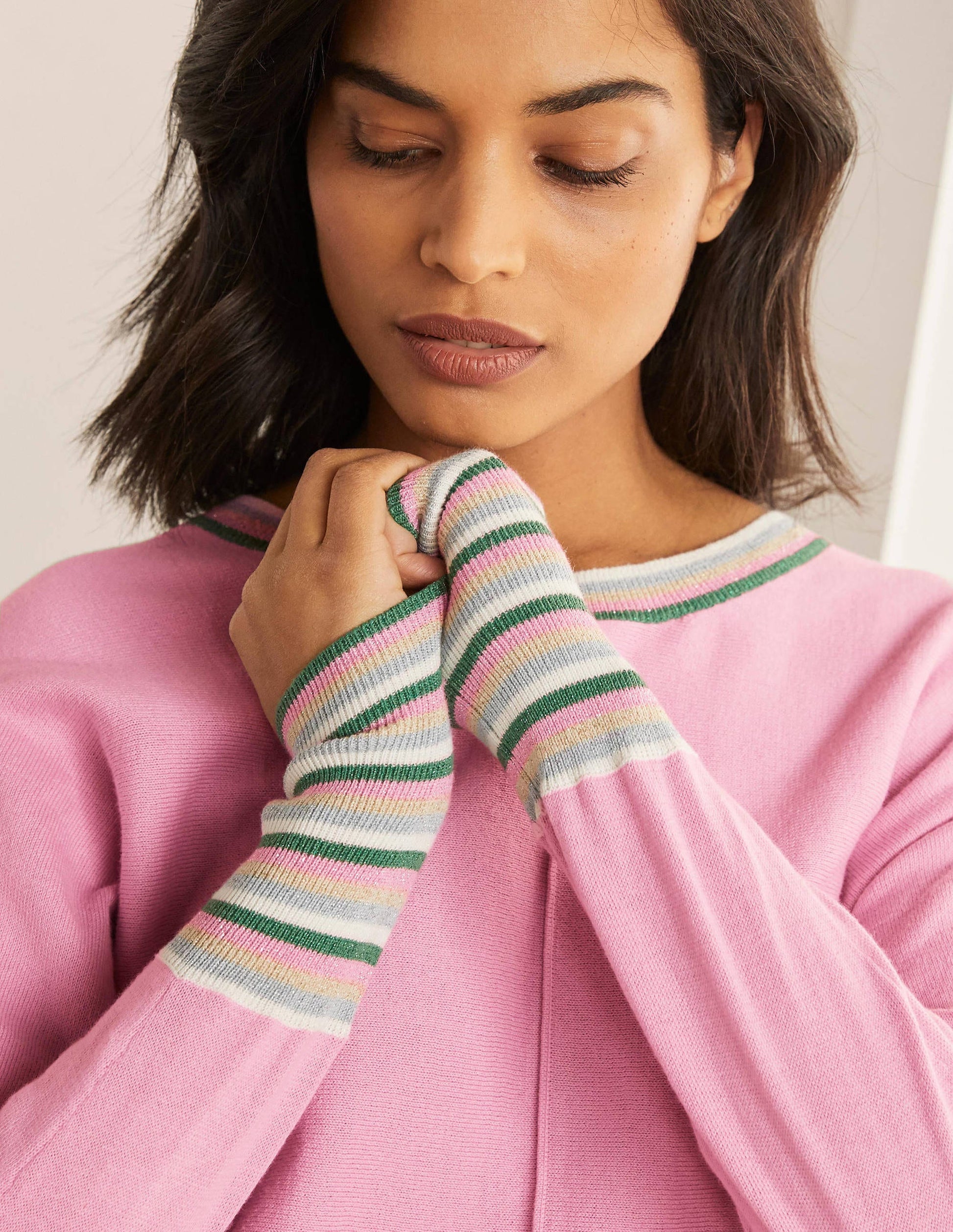 Lytton Sparkle Sweater-Soft Peony-2