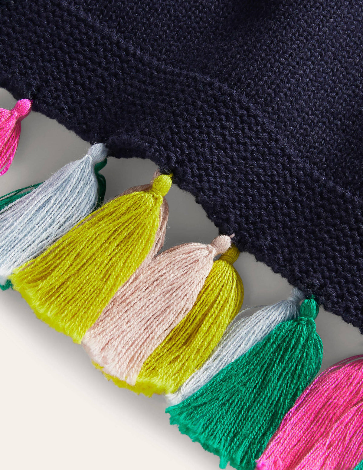 Avington Cotton Tassel Tank-Navy - Image 6