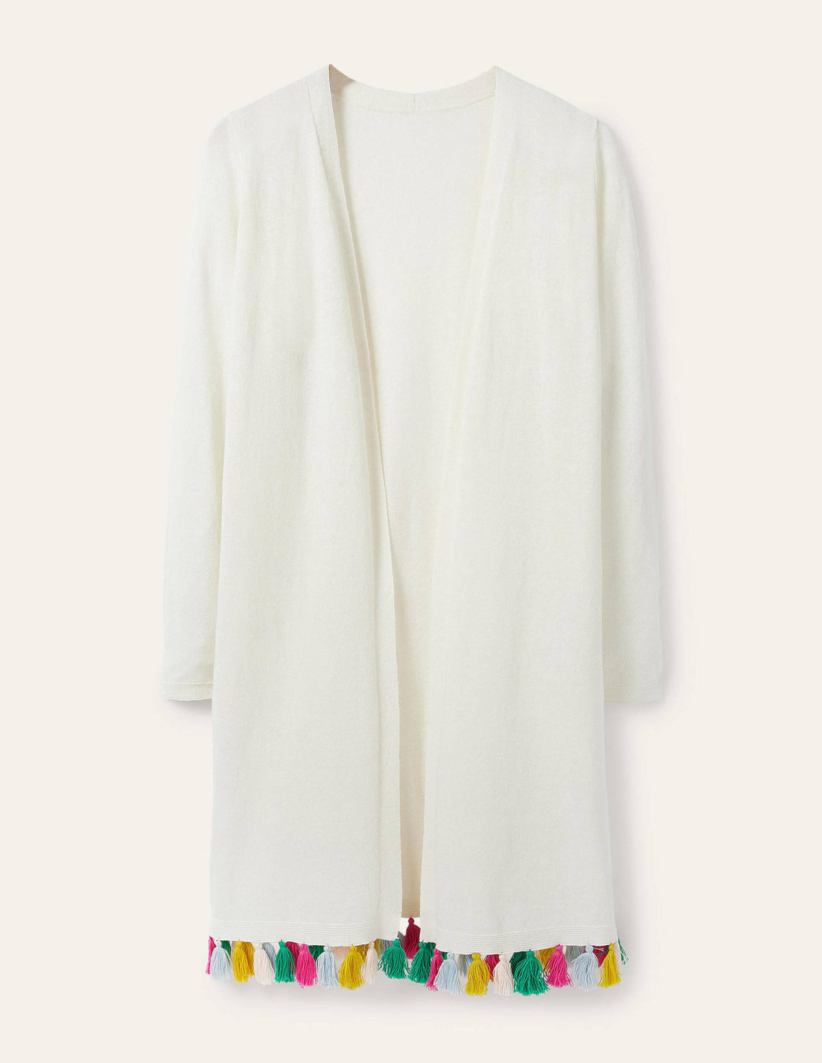 Elsdon Tassel Cardigan-Ivory-5