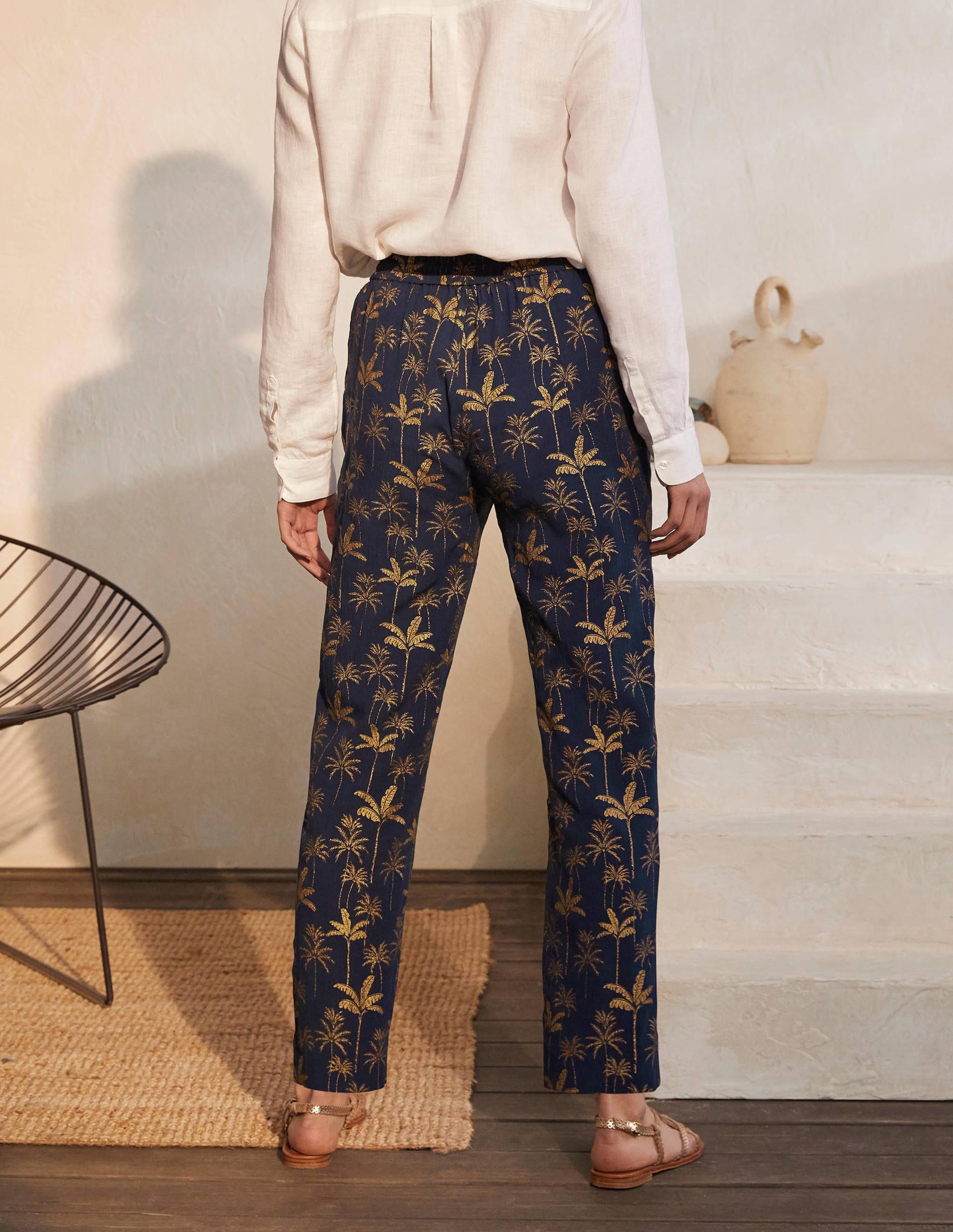 Bembridge Pants-French Navy, Rainforest - Image 2