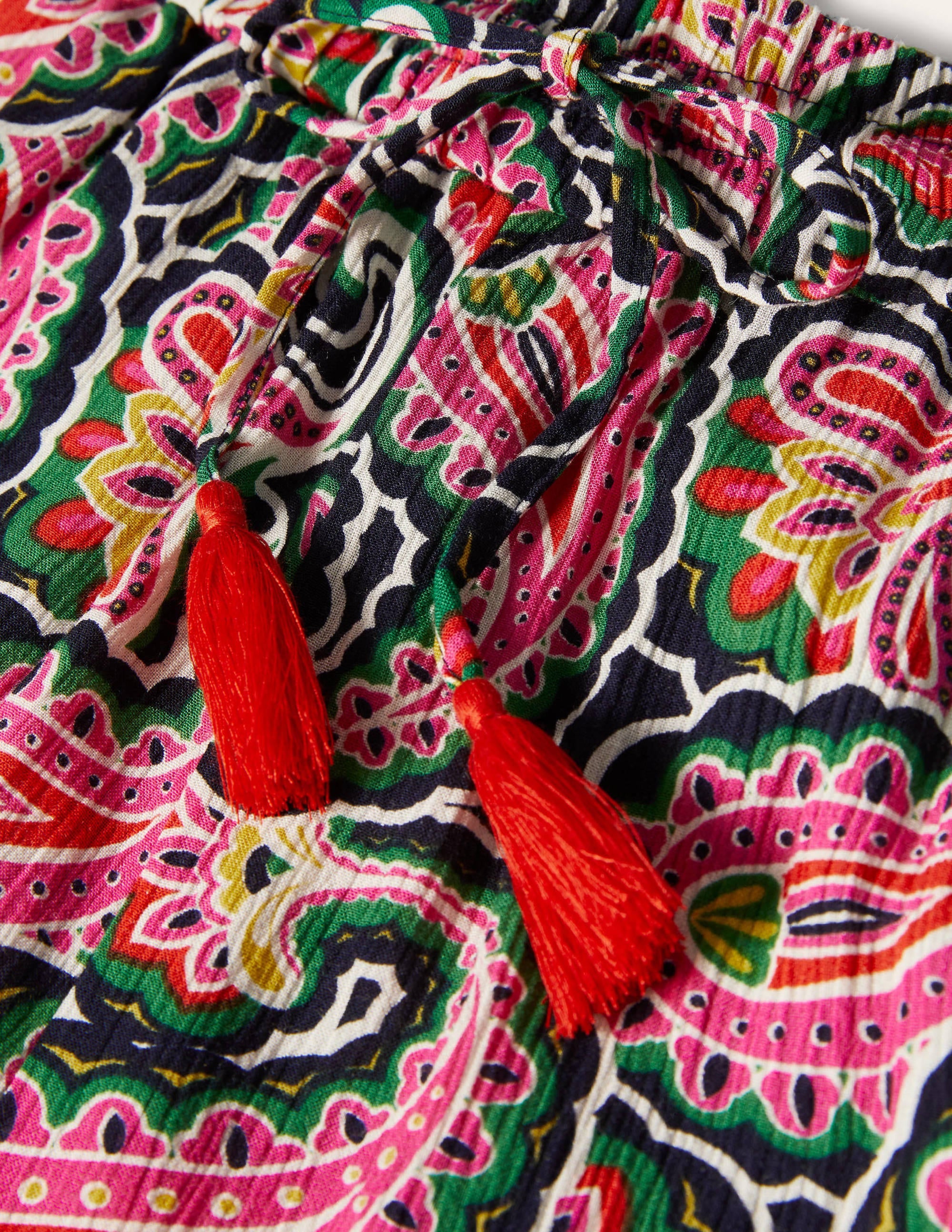 Bembridge Pants-French Navy, Summer Paisley - Image 5