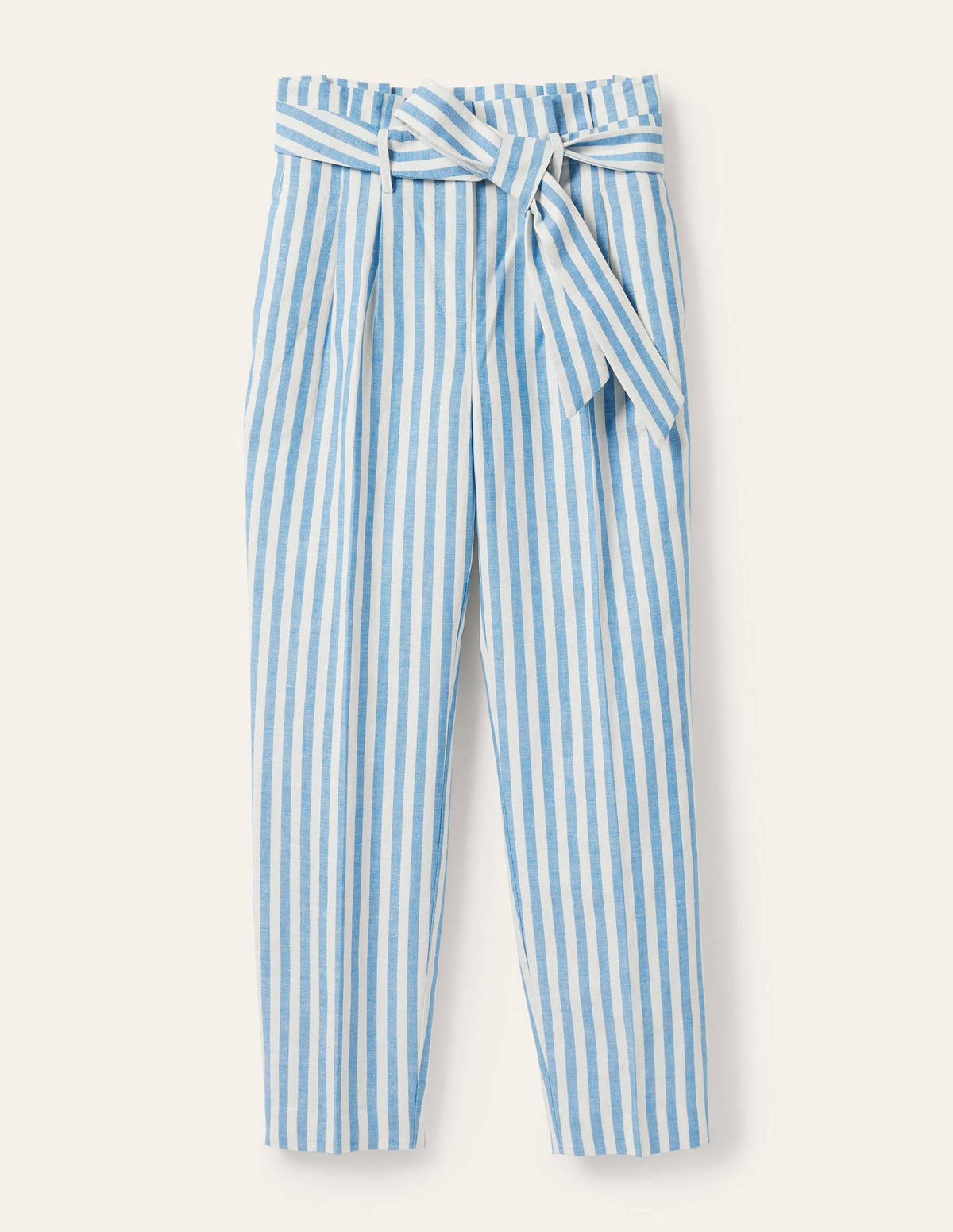 Ludgate Paperbag Pants-Moroccan Blue Stripe - Image 6