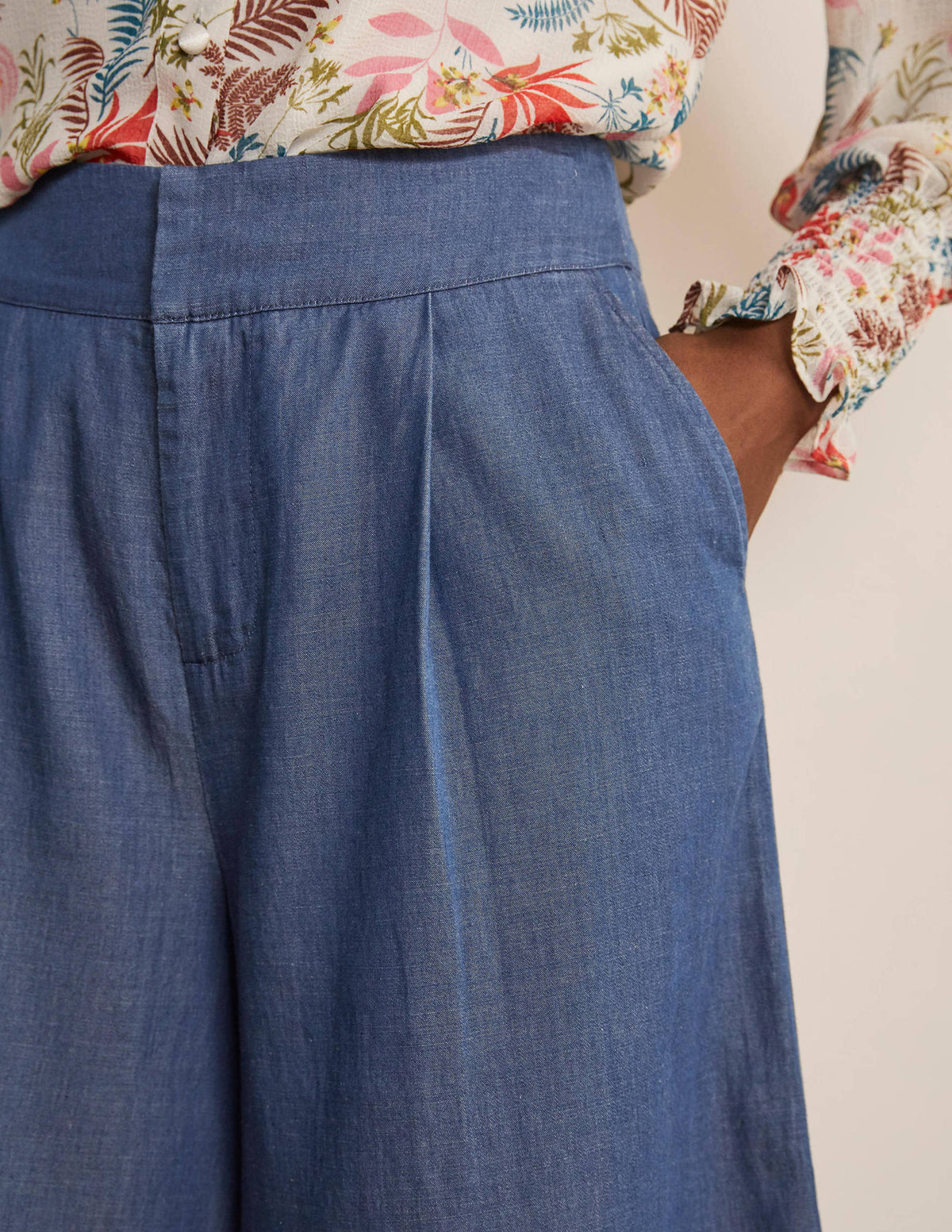 Brompton Culottes-Mid Vintage Denim-4