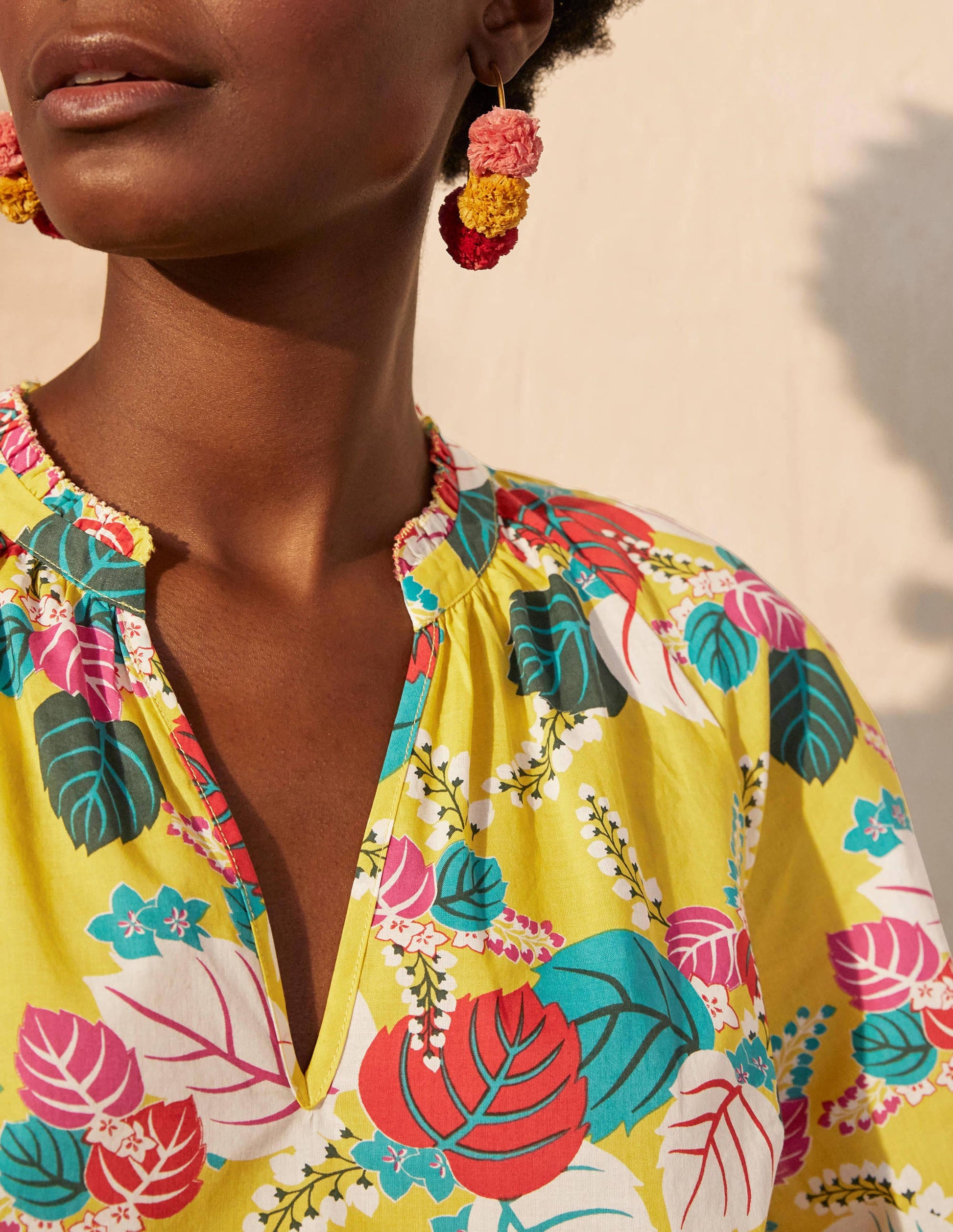 Heather Top-Daffodil, Holiday Tropic-3