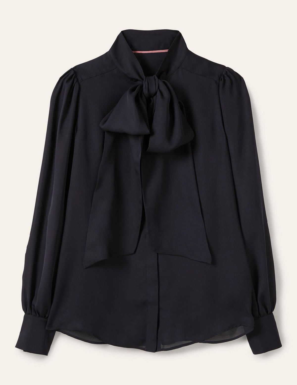 Rosaline Silk Blouse-Navy - Image 5