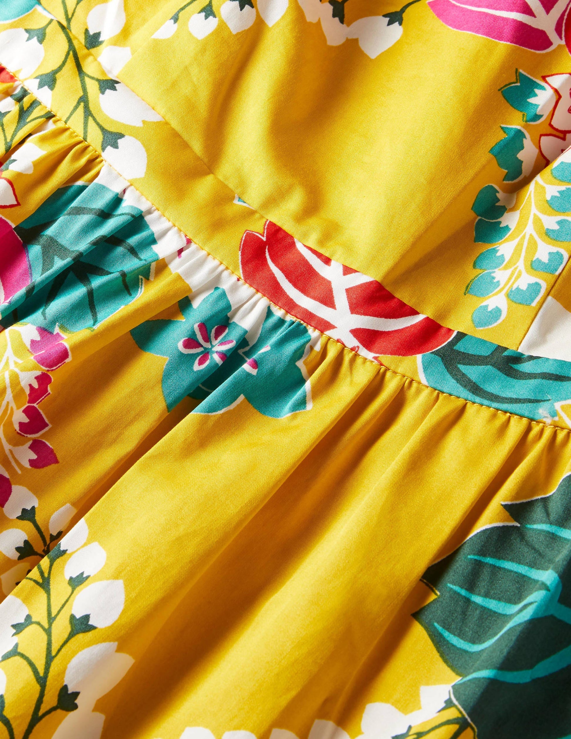Andrea Frill Sleeve Maxi Dress-Daffodil, Holiday Tropic-6