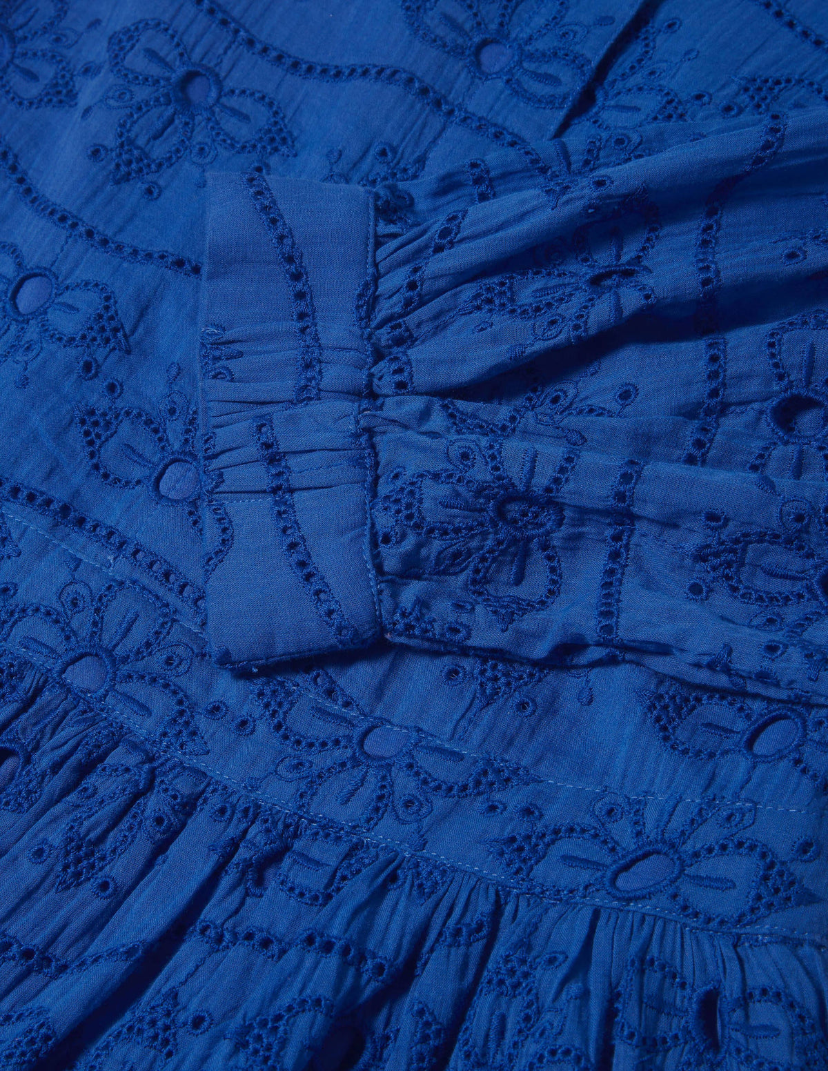 Broderie Cotton Dress-Summit - Image 6