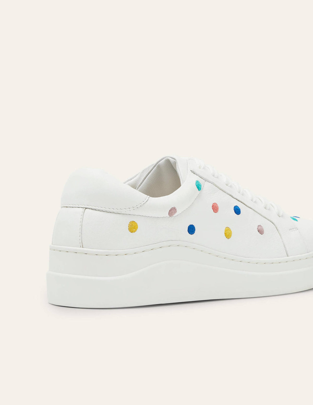 Maria Comfort Sneakers-Maize, Embroidered Spot - Image 3