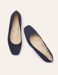 Olive Ballerinas-Navy