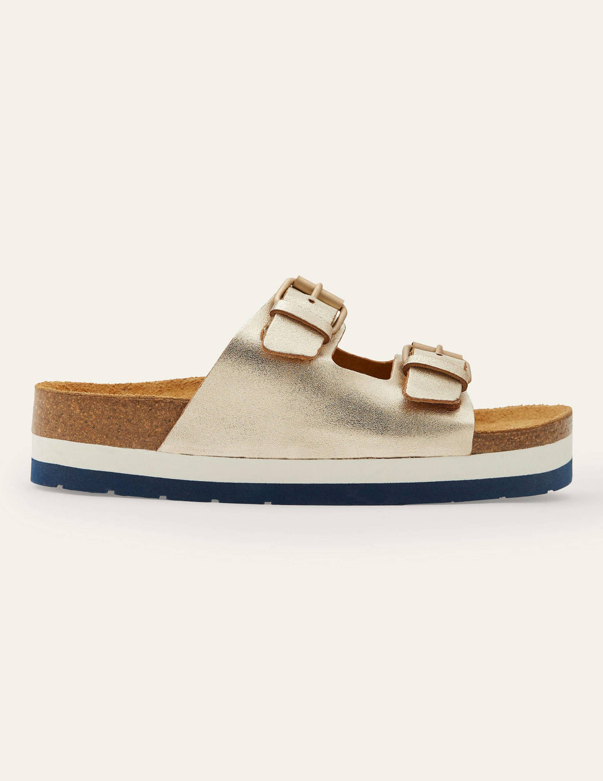 Ottoline Sandals-Light Gold Metallic-2