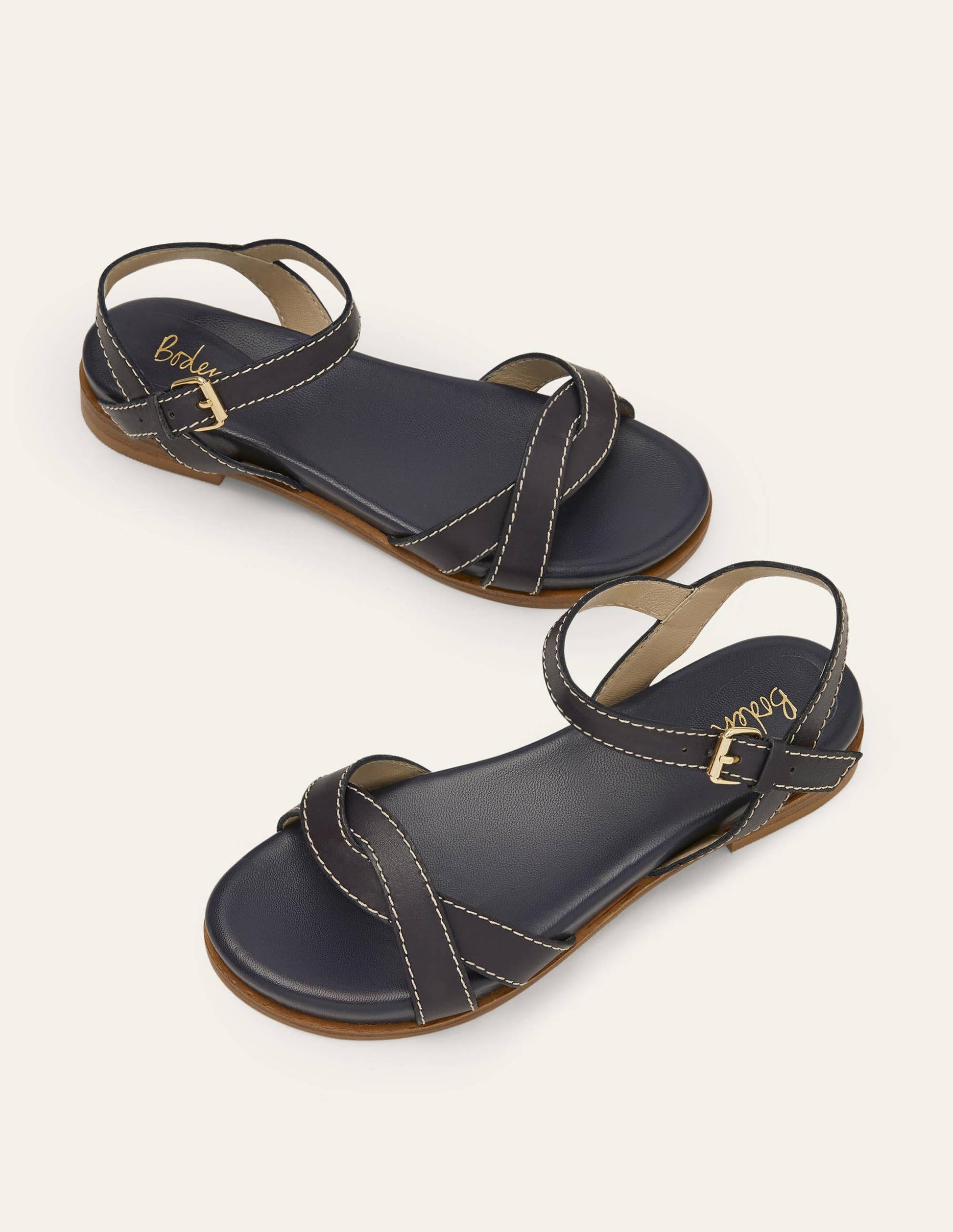 Eliza Sandals-Navy-1