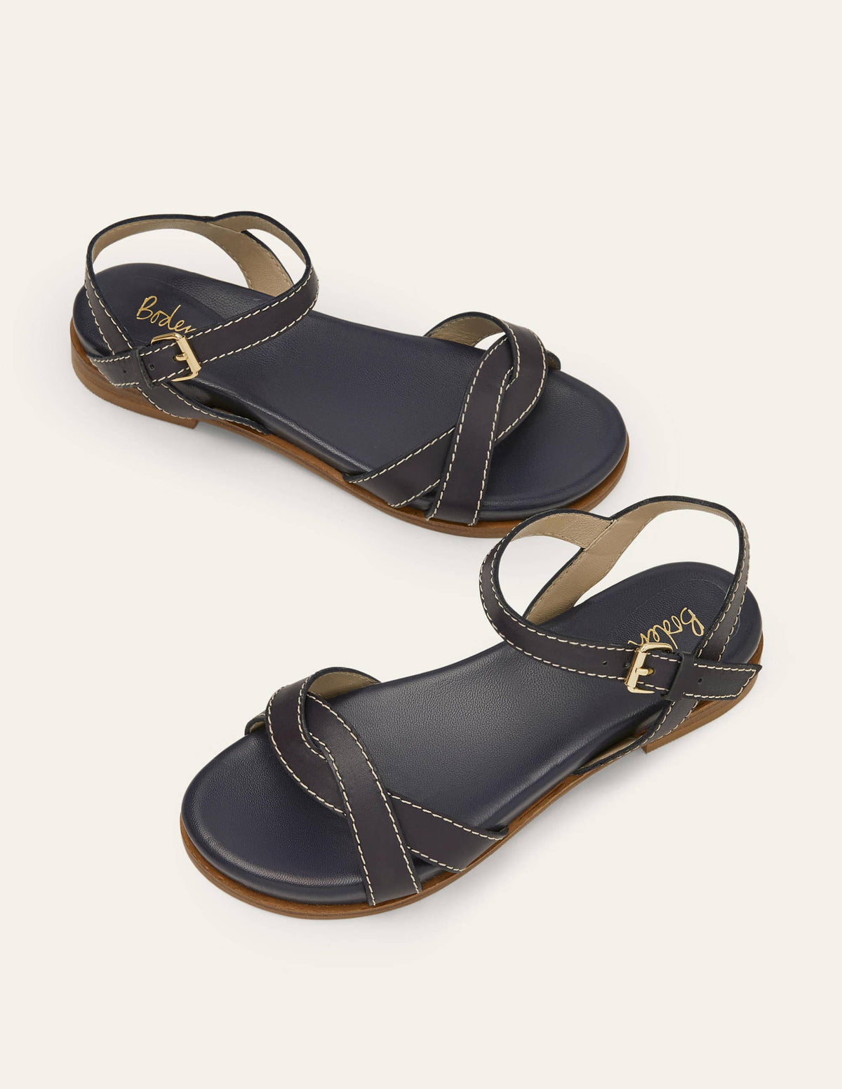 Eliza Sandals-Navy - Image 1