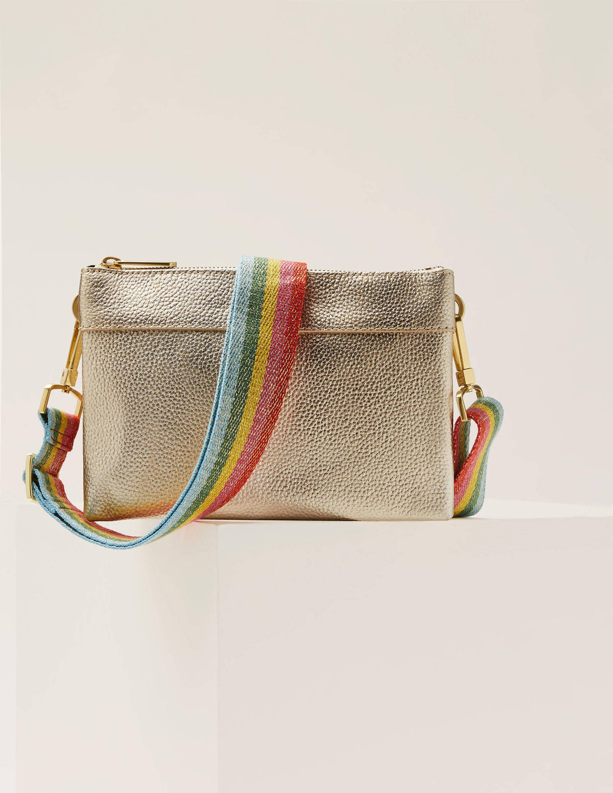 Clementine Crossbody Bag-Pale Gold - Image 1