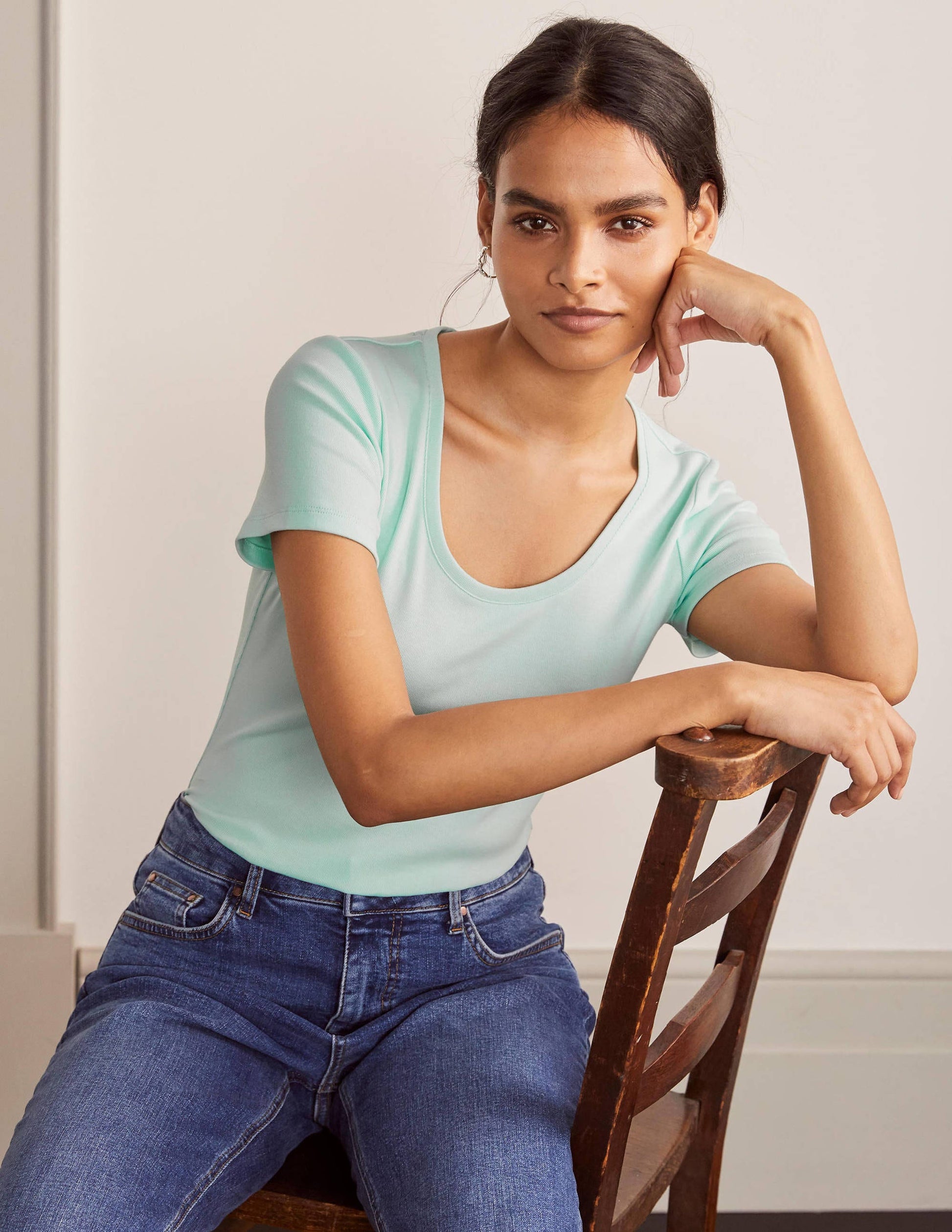 Essential Short Sleeve Tee-Spearmint-1