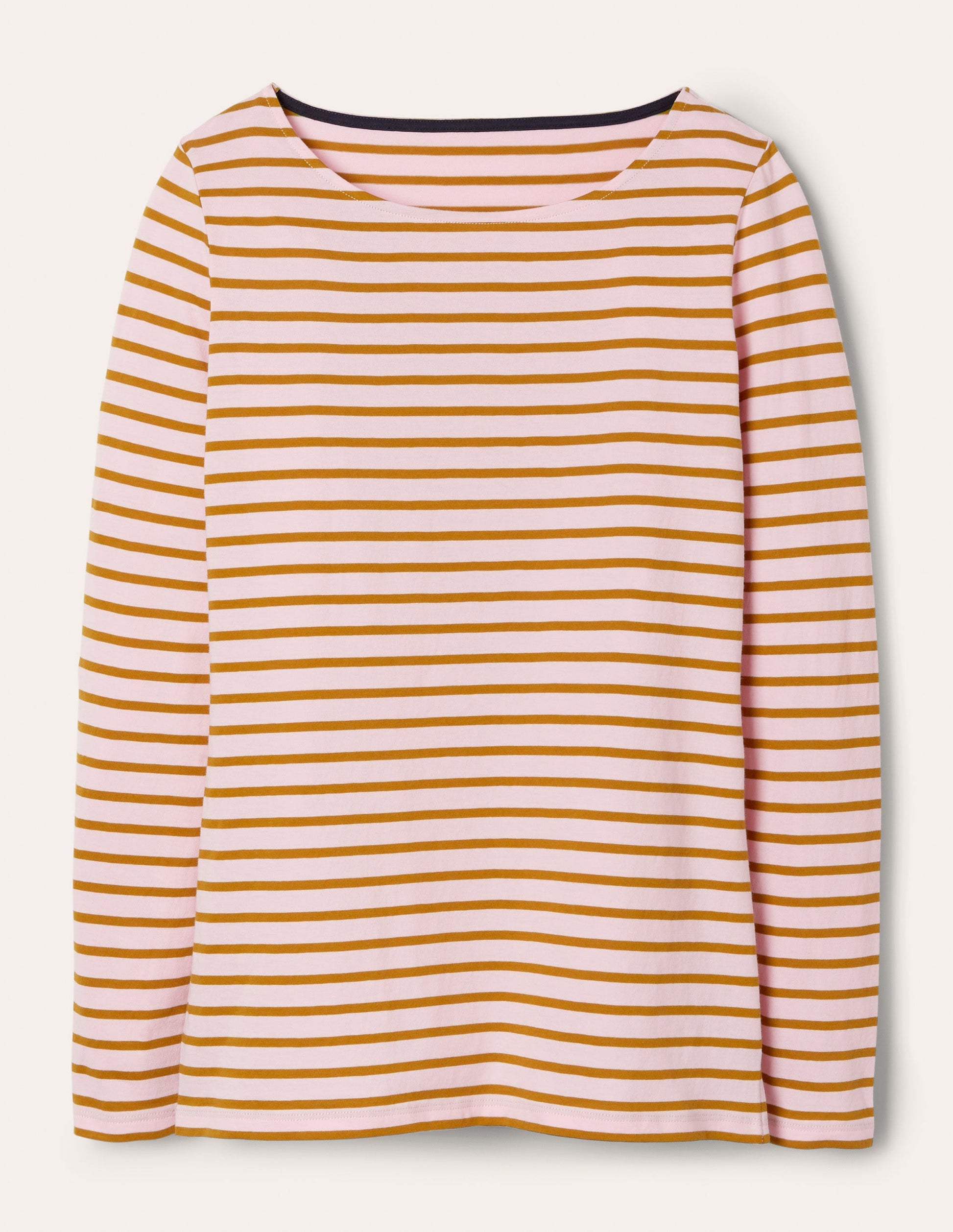 Long Sleeve Breton Top-Spring Blossom/ Frankincense-5