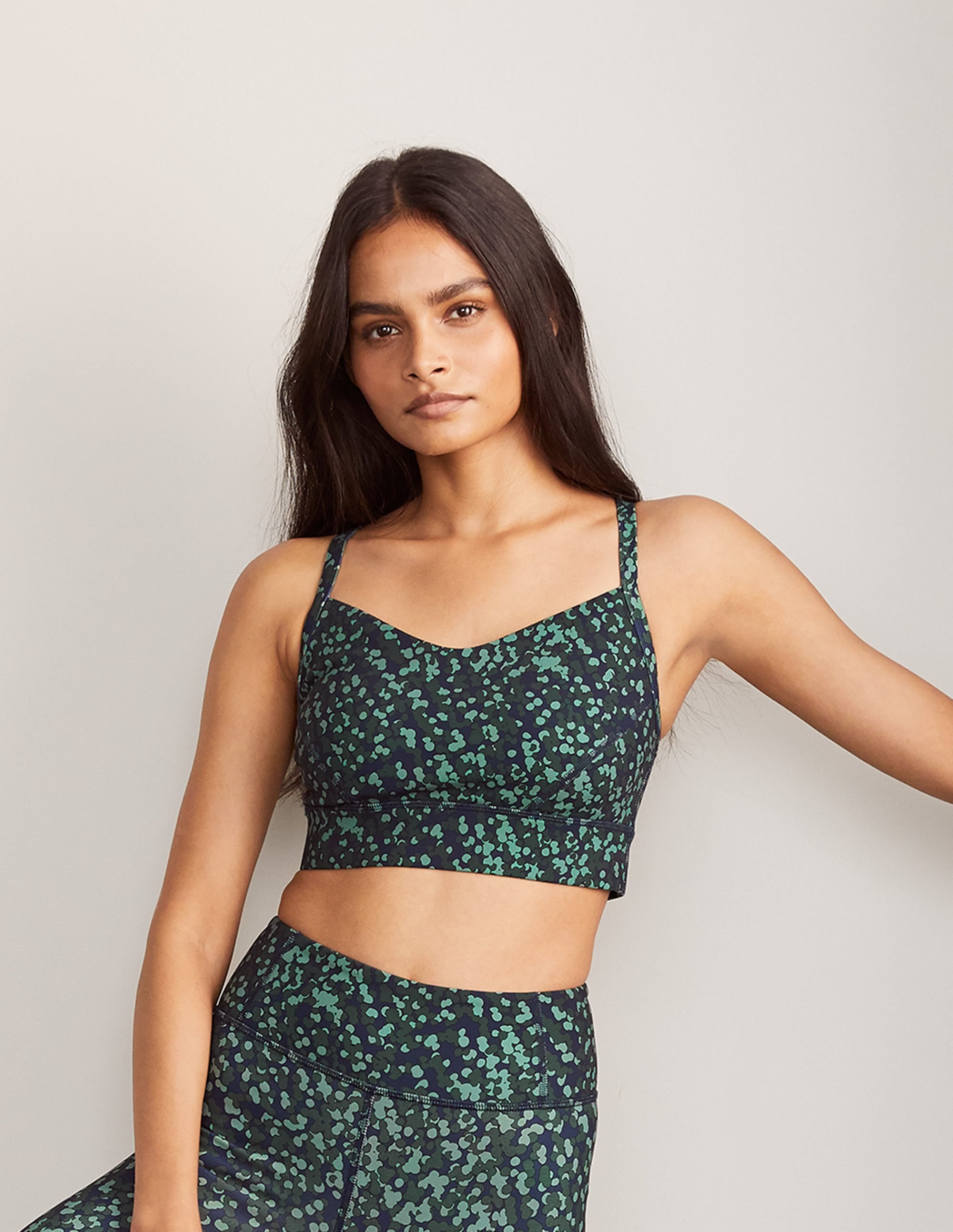 Jessica Active Bra-Navy, Dot Confetti - Image 1