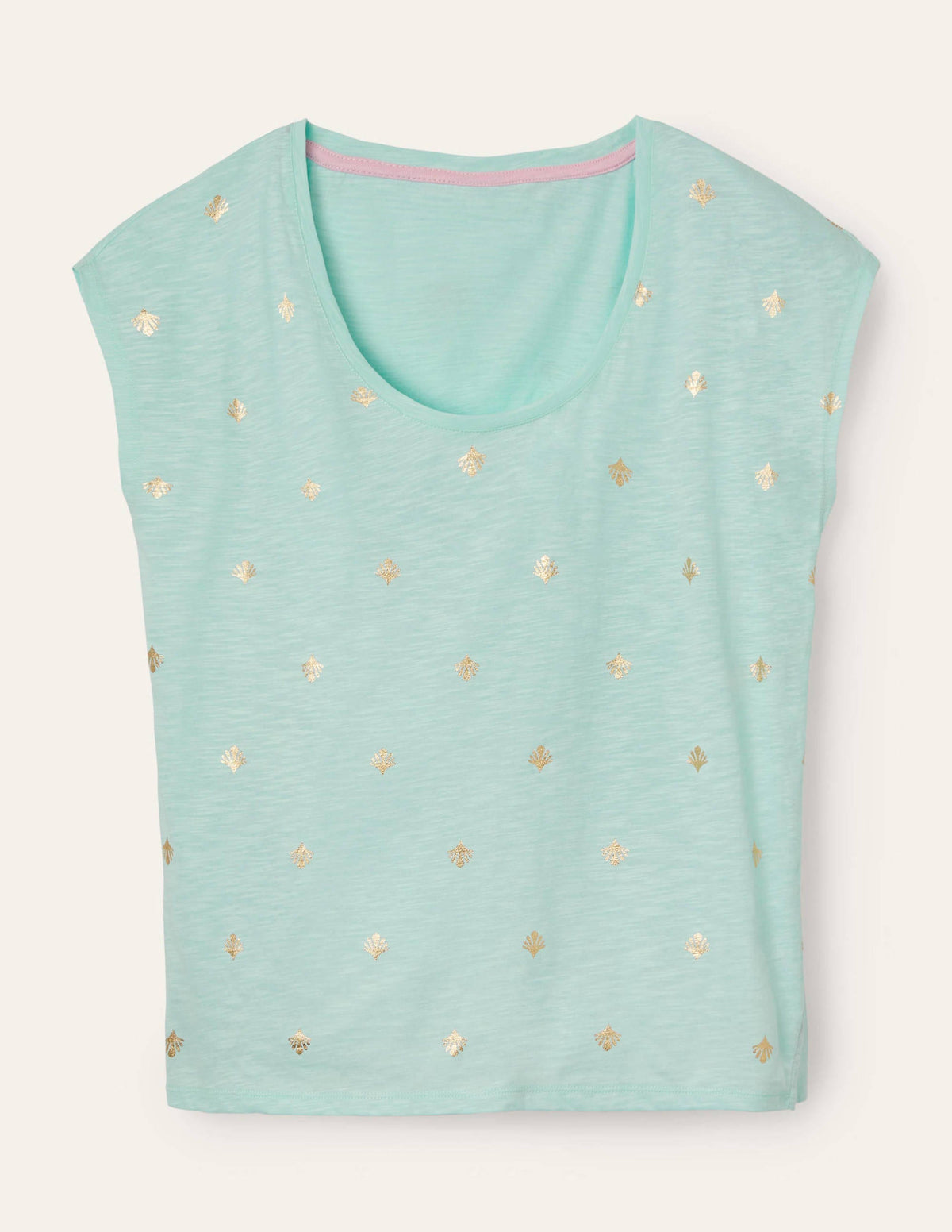 Fun Voop Tee-Spearmint, Coral Tile-5
