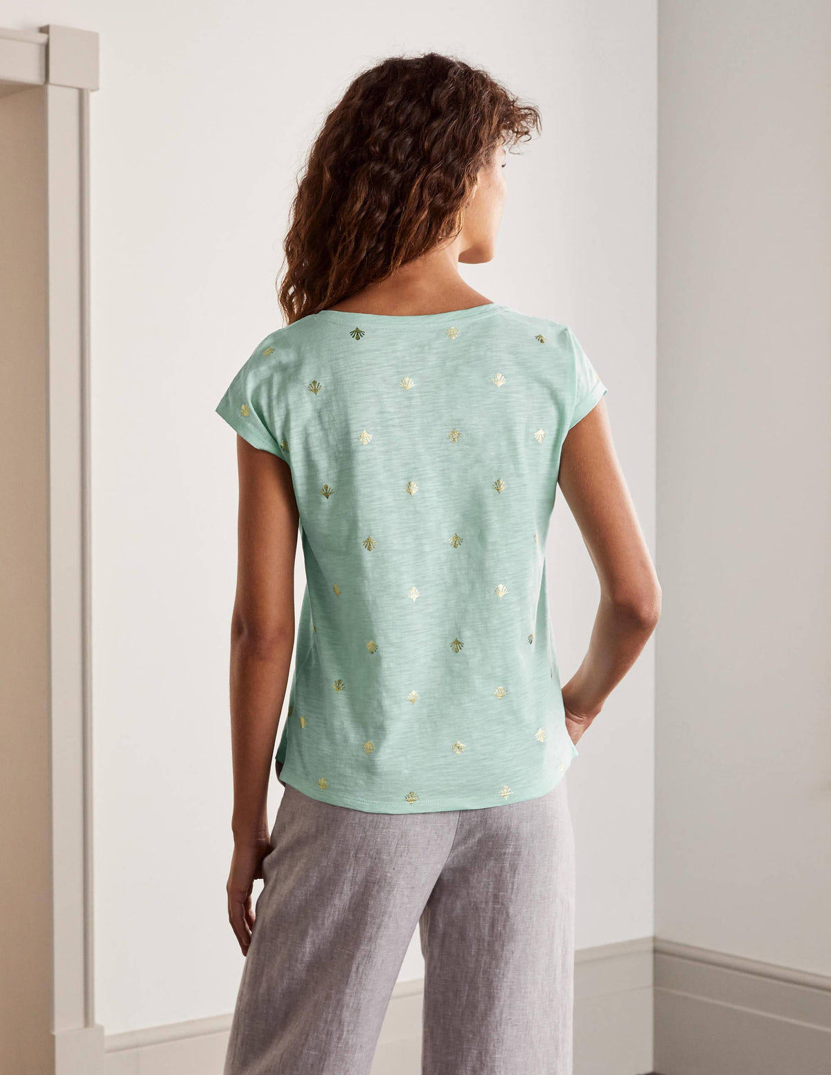Fun Voop Tee-Spearmint, Coral Tile-3
