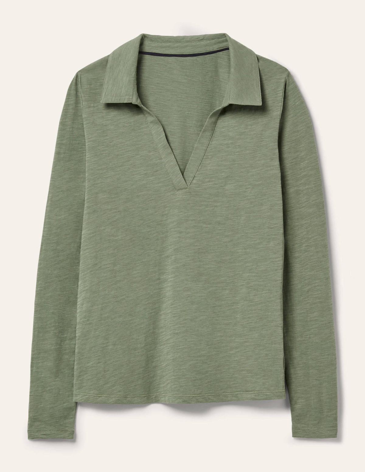 The Cotton Collar Notch Tee-Alder-5