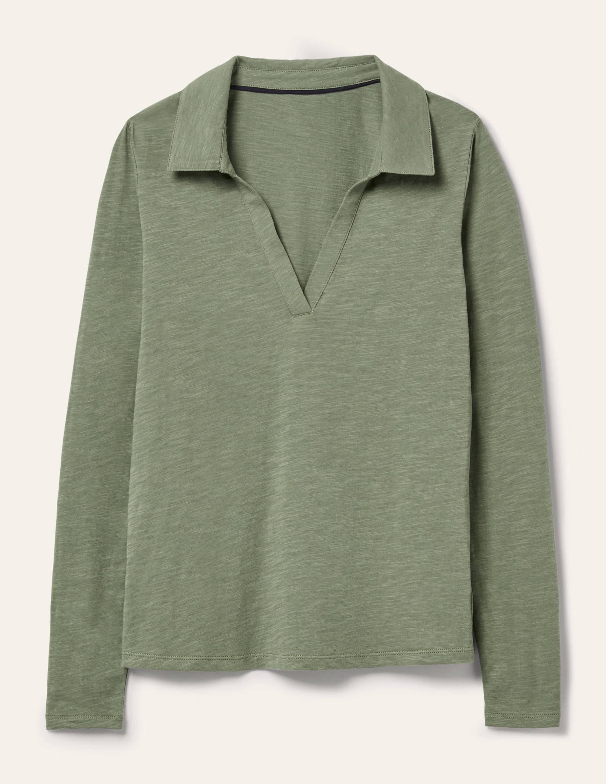 The Cotton Collar Notch Tee-Alder - Image 5
